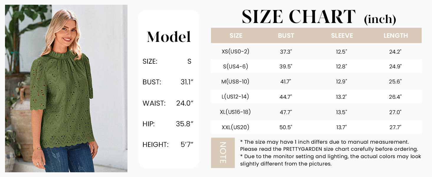 Womens Summer Tops Trendy Short Sleeve Eyelet Embroidered Dressy Casual Blouse Shirts