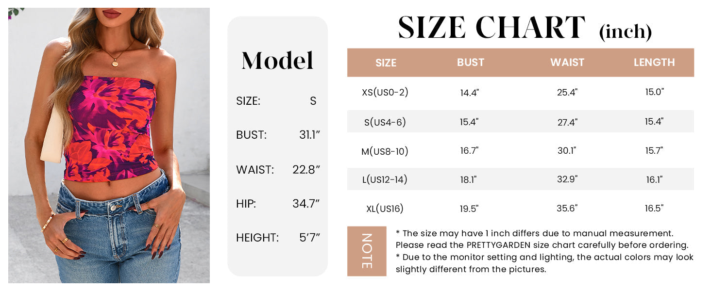 Strapless Tube Tops for Women Summer Mesh Floral Y2K Bandeau Cute Crop Top Trendy Going Out Outfits