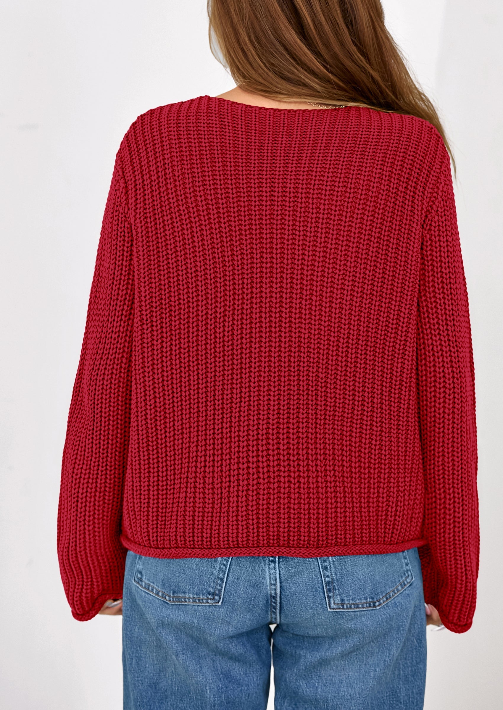 Cardigan Sweaters for Women Trendy Oversized Knit Chunky Button Cardigans Fall Winter Outfits with Pockets