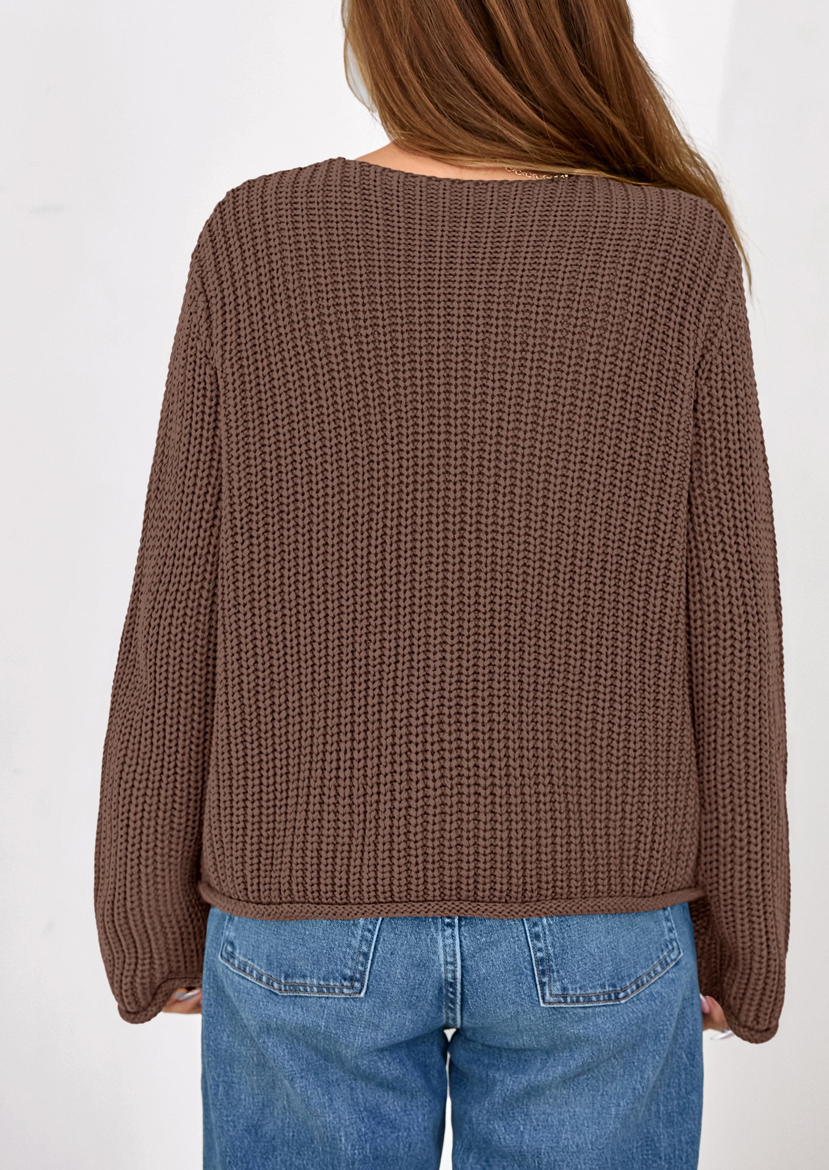 Cardigan Sweaters for Women Trendy Oversized Knit Chunky Button Cardigans Fall Winter Outfits with Pockets