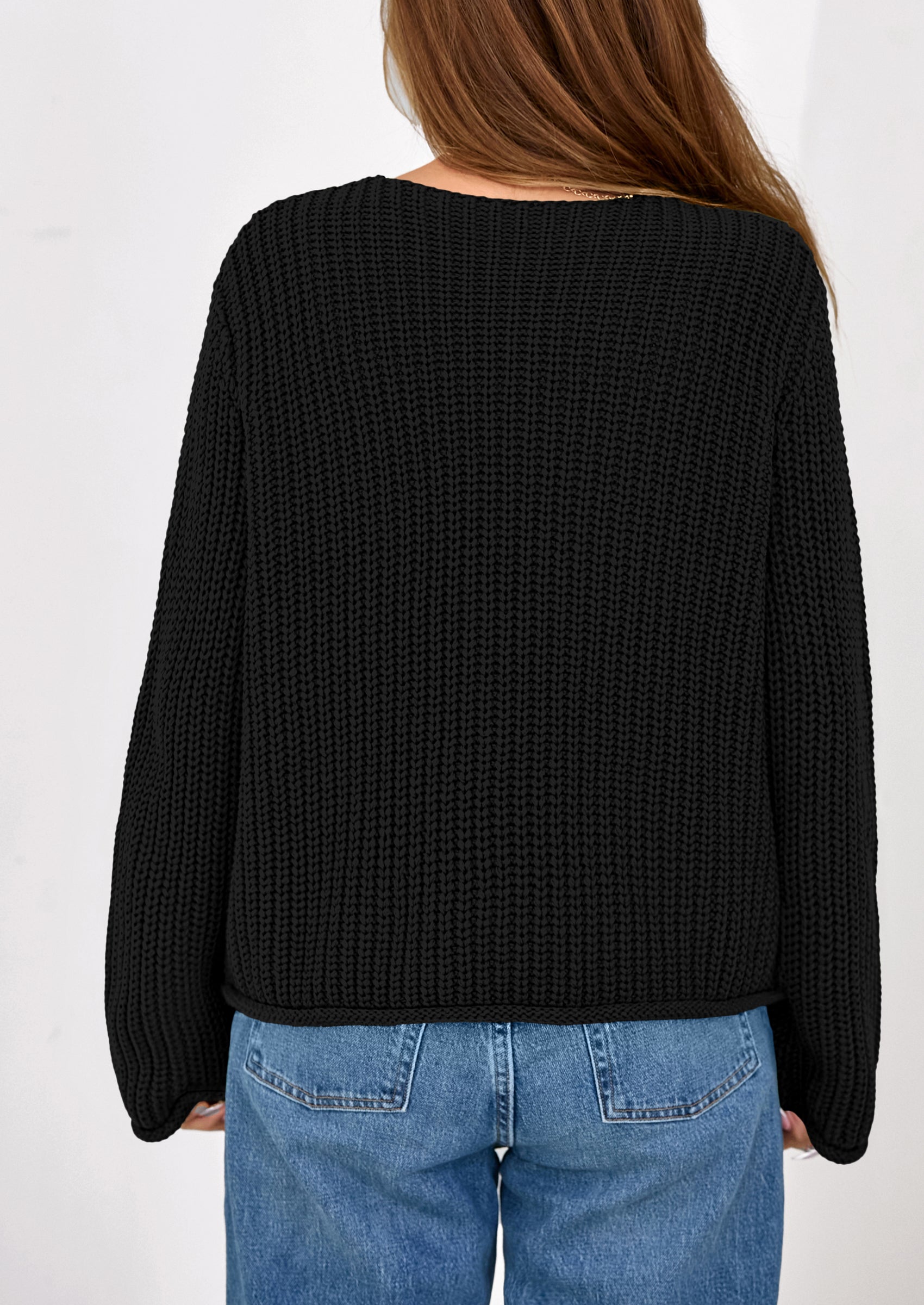 Cardigan Sweaters for Women Trendy Oversized Knit Chunky Button Cardigans Fall Winter Outfits with Pockets