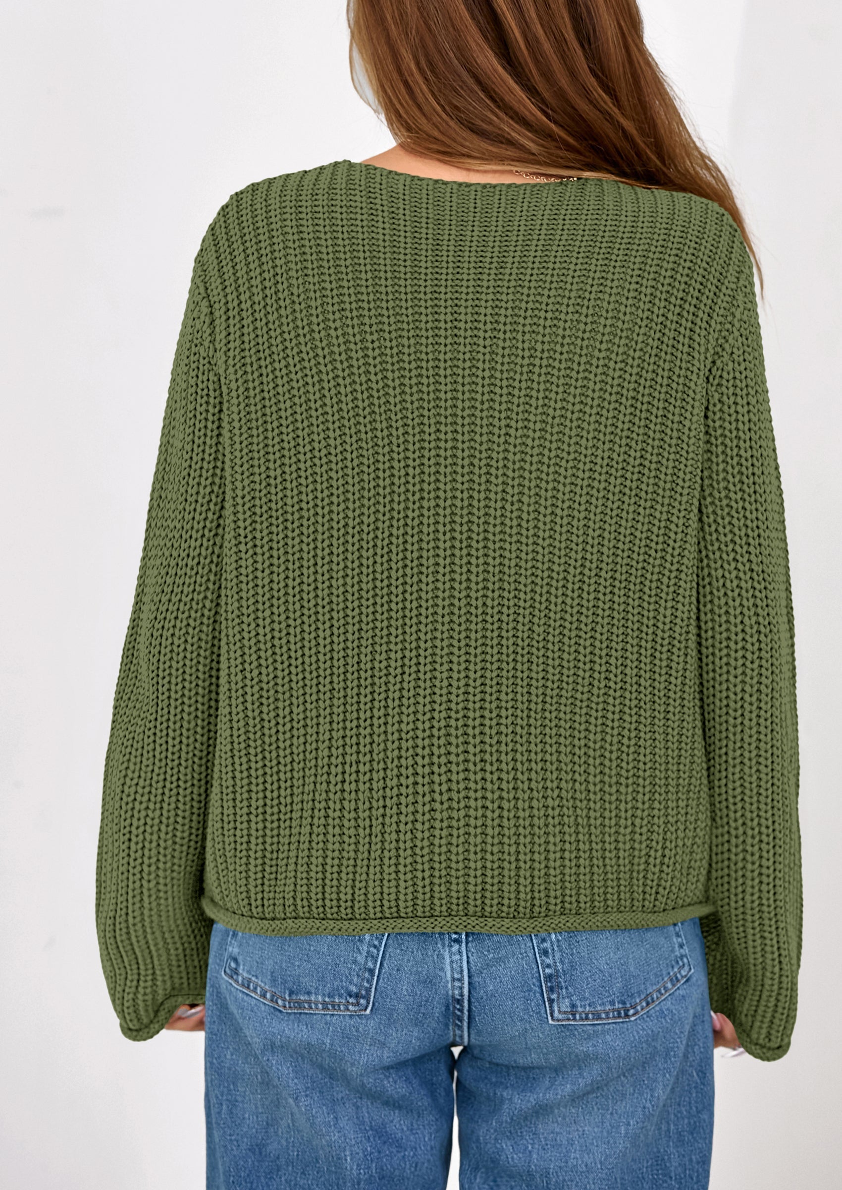 Cardigan Sweaters for Women Trendy Oversized Knit Chunky Button Cardigans Fall Winter Outfits with Pockets