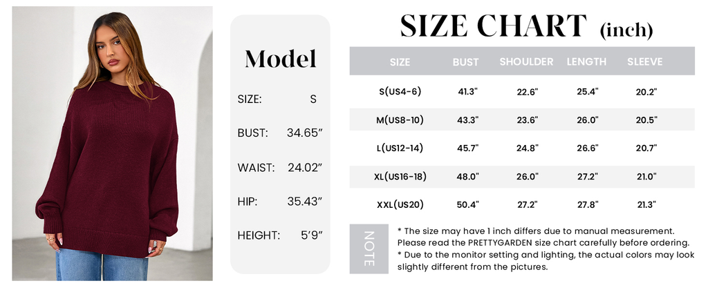 Womens Sweaters Fall Trendy Casual Crewneck Long Sleeve Cozy Knit Pullover Sweater Tops Winter Clothing