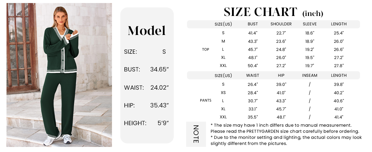 Lounge Sets for Women Fall Loungewear 2 Piece Outfits Cardigan Sweaters Track Suit Matching Winter Clothing