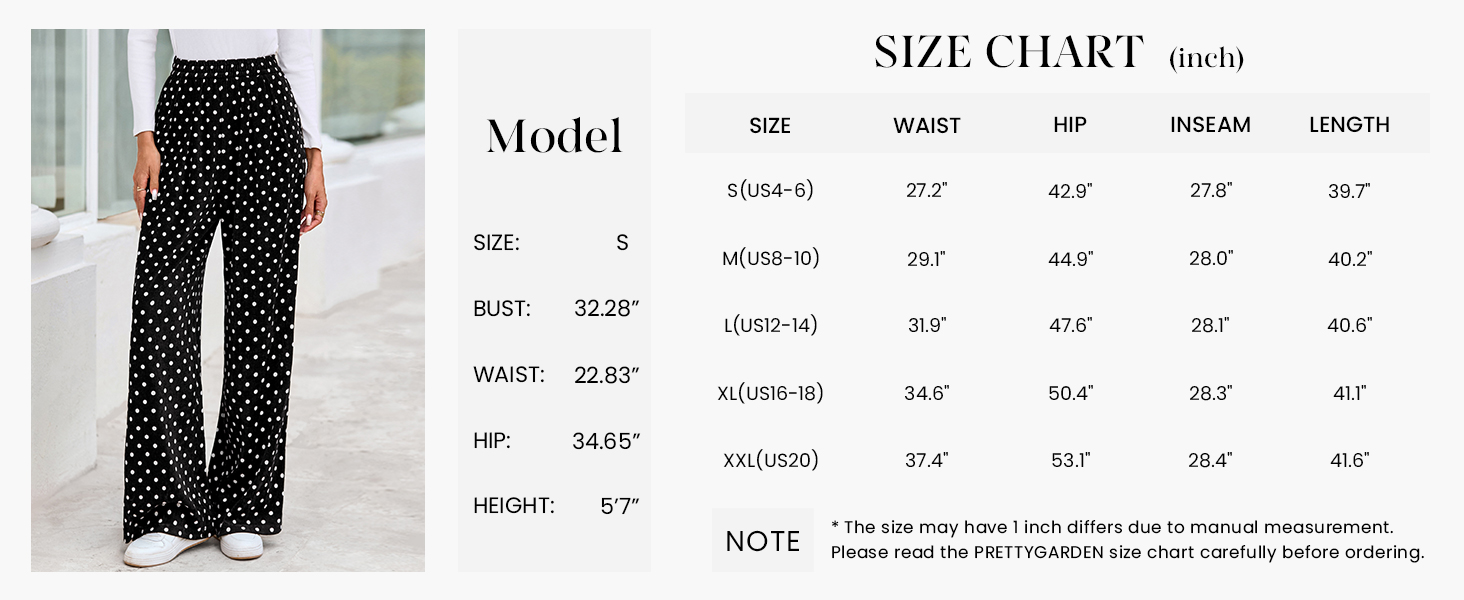 Casual Women's Pants Elastic Waist Palazzo Long Stretchy Wide Leg Trousers Knit Fall Outfits with Pockets