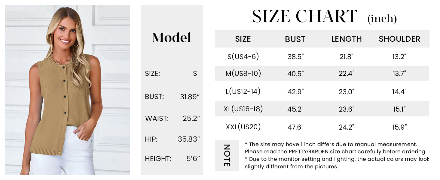 Sweater Vest Women Spring Summer Casual Lightweight Knit Sleeveless Button Down Tank Tops Trendy Clothes