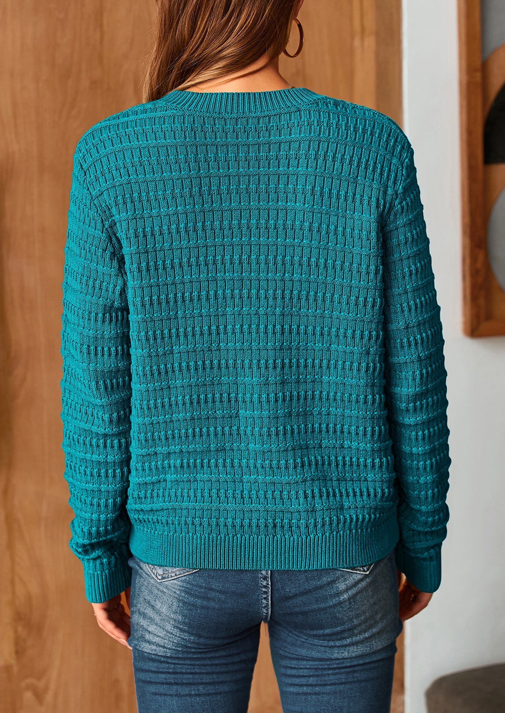 Women's Knit Cardigan Sweaters Casual Long Sleeve Open Front Button Down Trendy Jackets Outerwear