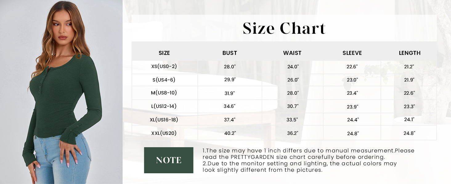 Women's Summer Long Sleeve Henley T Shirts Ribbed Knit Button Slim Fitted Basic Casual Going Out Fall Tops