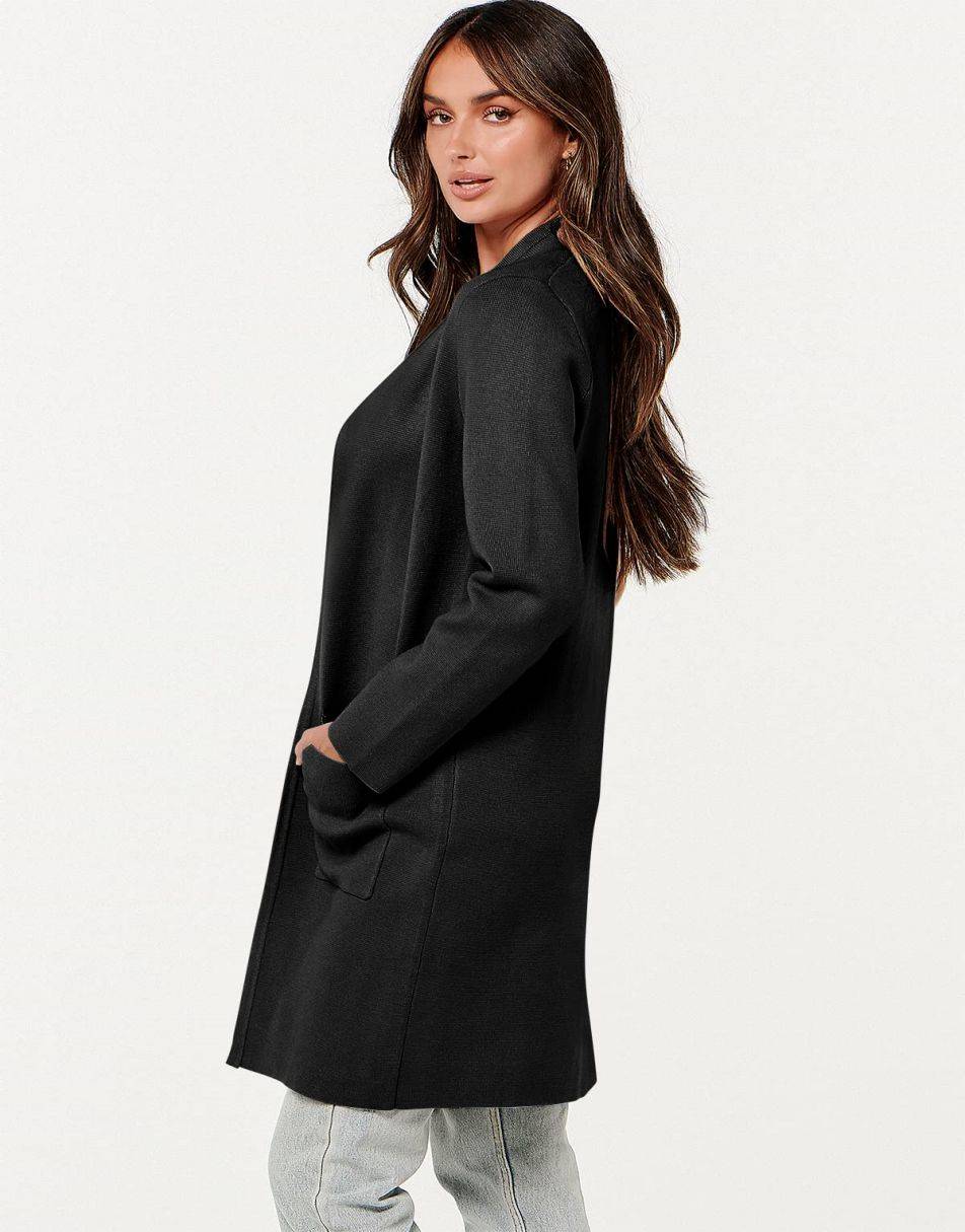 Cardigan Sweater for Women Casual 2025 Fall Winter Fashion Coat Long Sleeve Open Front Knit Coatigan Clothes