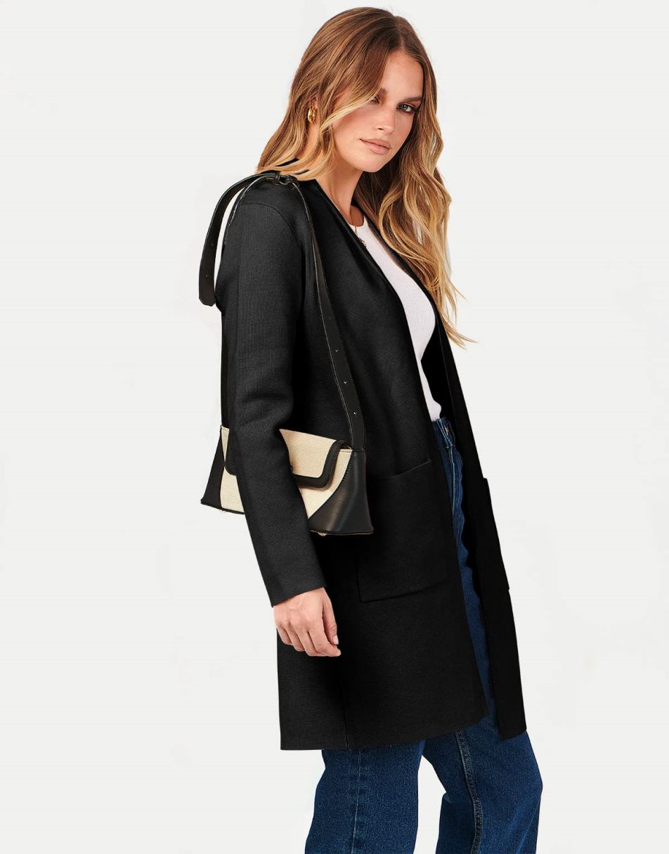 Cardigan Sweater for Women Casual 2025 Fall Winter Fashion Coat Long Sleeve Open Front Knit Coatigan Clothes