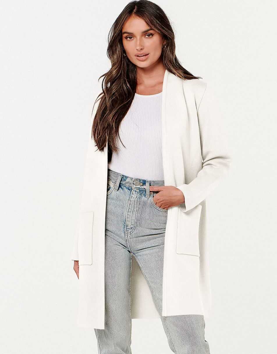 Cardigan Sweater for Women Casual 2025 Fall Winter Fashion Coat Long Sleeve Open Front Knit Coatigan Clothes