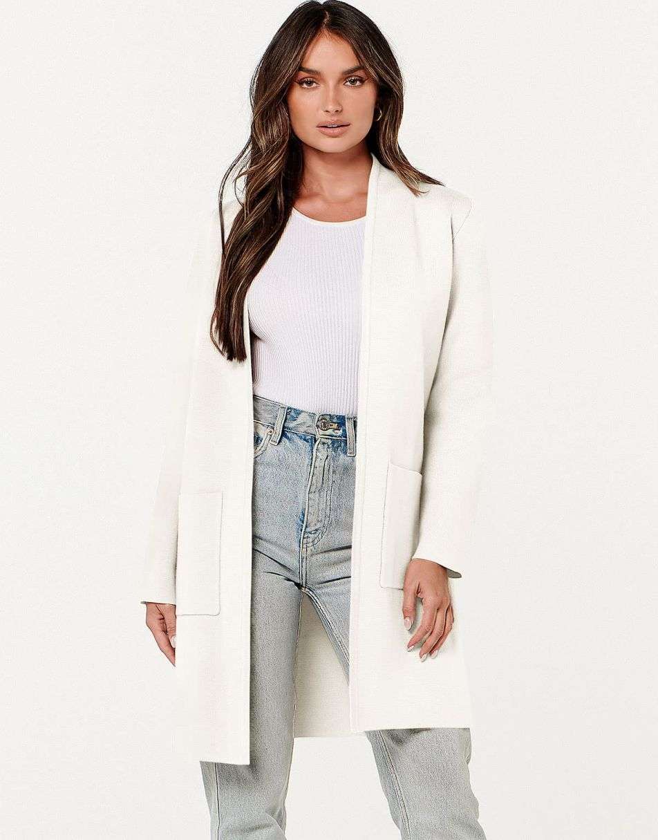 Cardigan Sweater for Women Casual 2025 Fall Winter Fashion Coat Long Sleeve Open Front Knit Coatigan Clothes