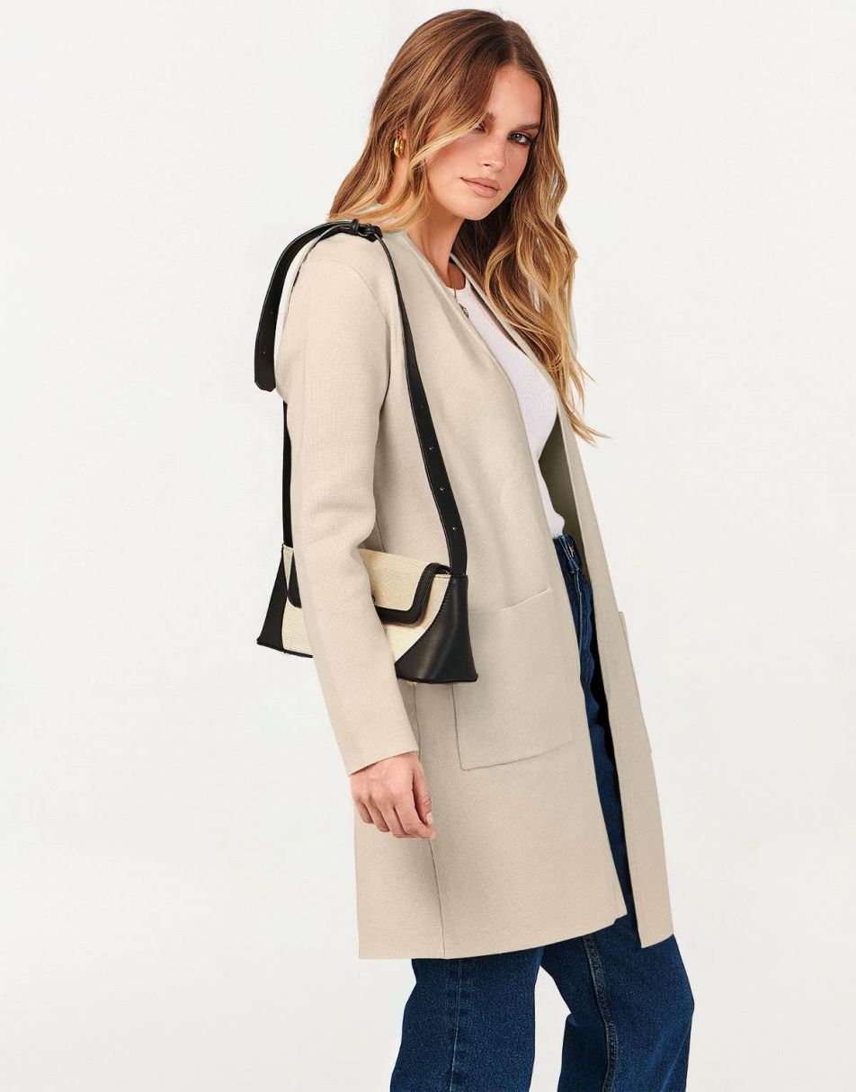 Cardigan Sweater for Women Casual 2025 Fall Winter Fashion Coat Long Sleeve Open Front Knit Coatigan Clothes