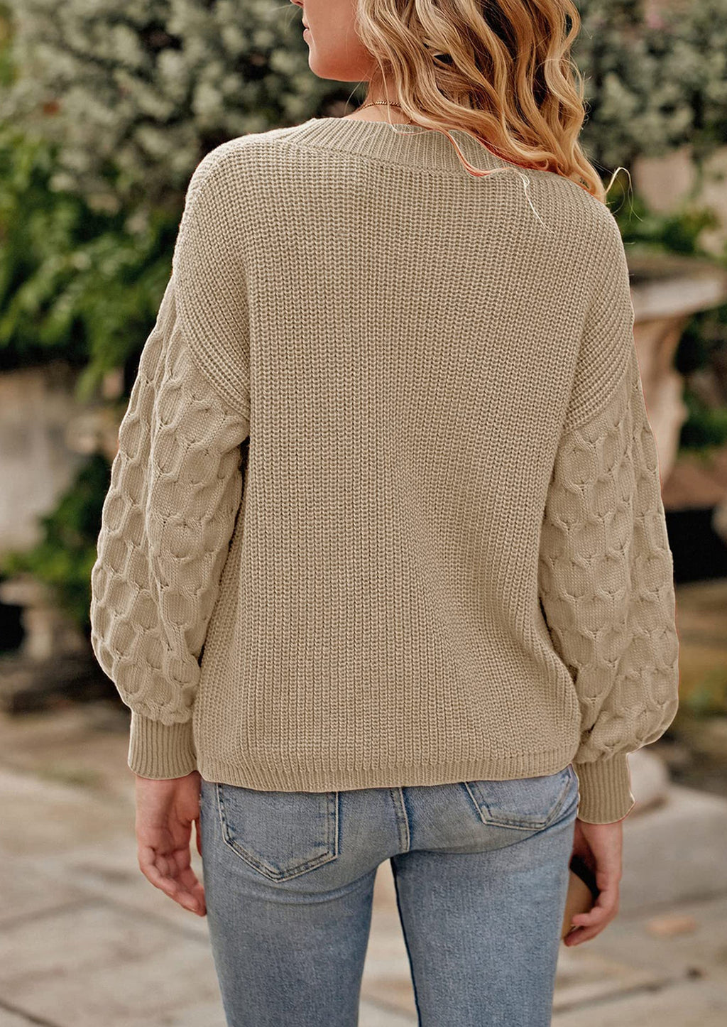 Women's Fall Pullover Sweater Casual Long Sleeve Loose Chunky Knit Tops Blouse Winter Fashion Clothing