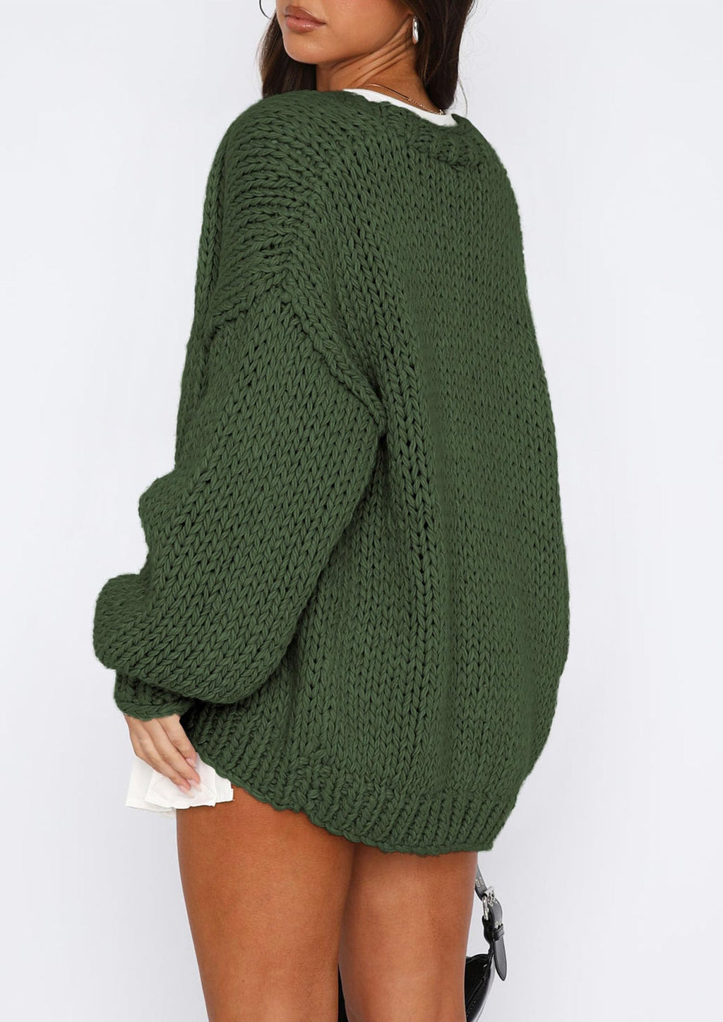 Cardigan Sweaters for Women Trendy Fall Fashion Long Sleeve Chunky Knit Cardigans Winter Clothing Outfits