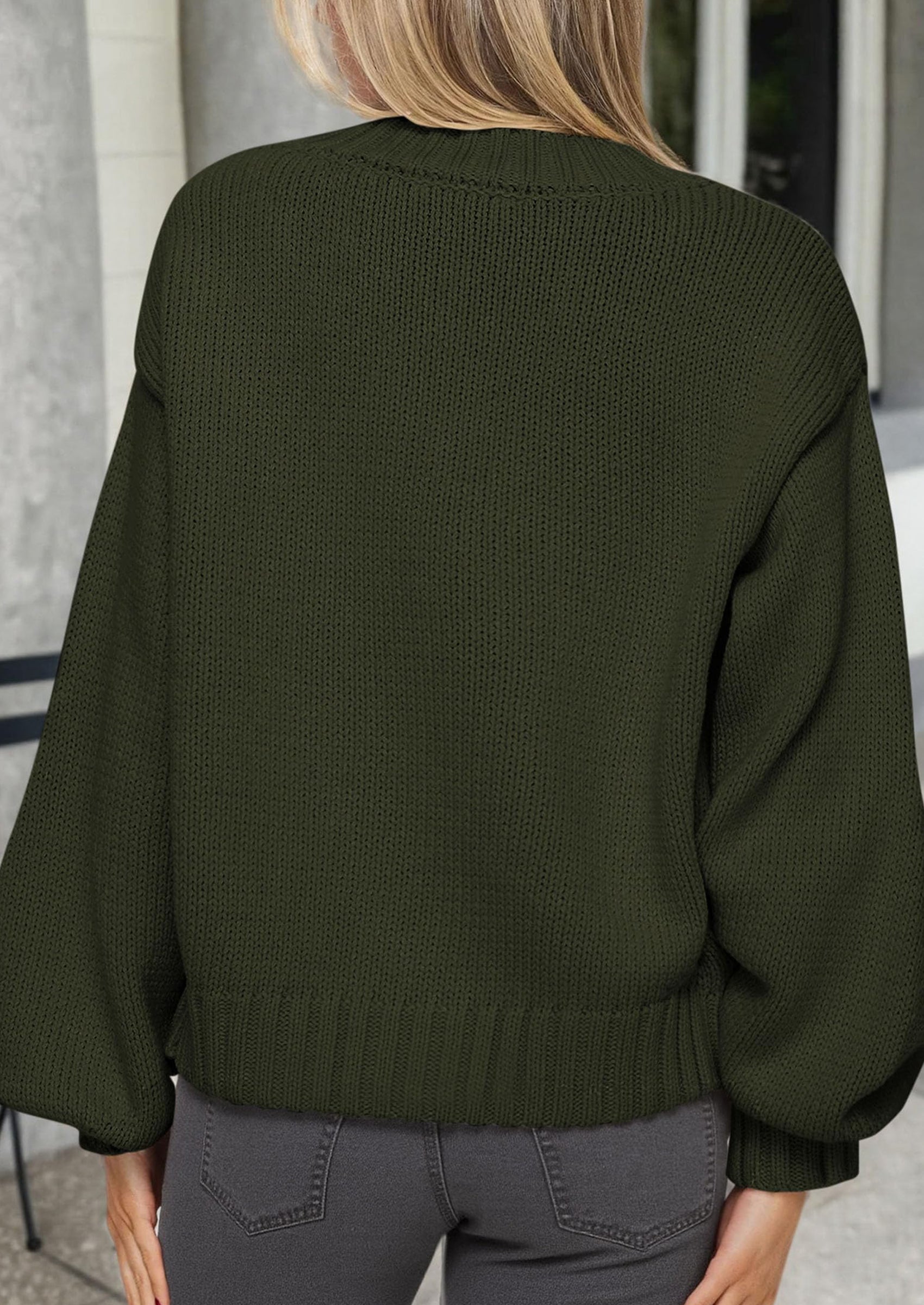 Women's Winter Cardigan Sweaters Trendy Chunky Knit Long Sleeve Button Up Casual Warm Fall Jackets Coats