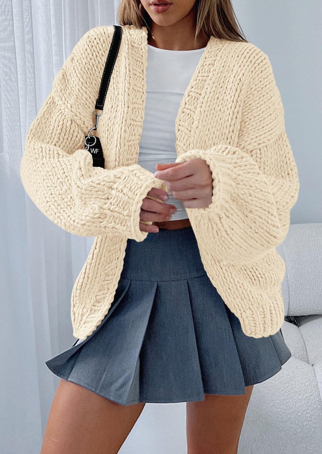 Cardigan Sweaters for Women Trendy Fall Fashion Long Sleeve Chunky Knit Cardigans Winter Clothing Outfits