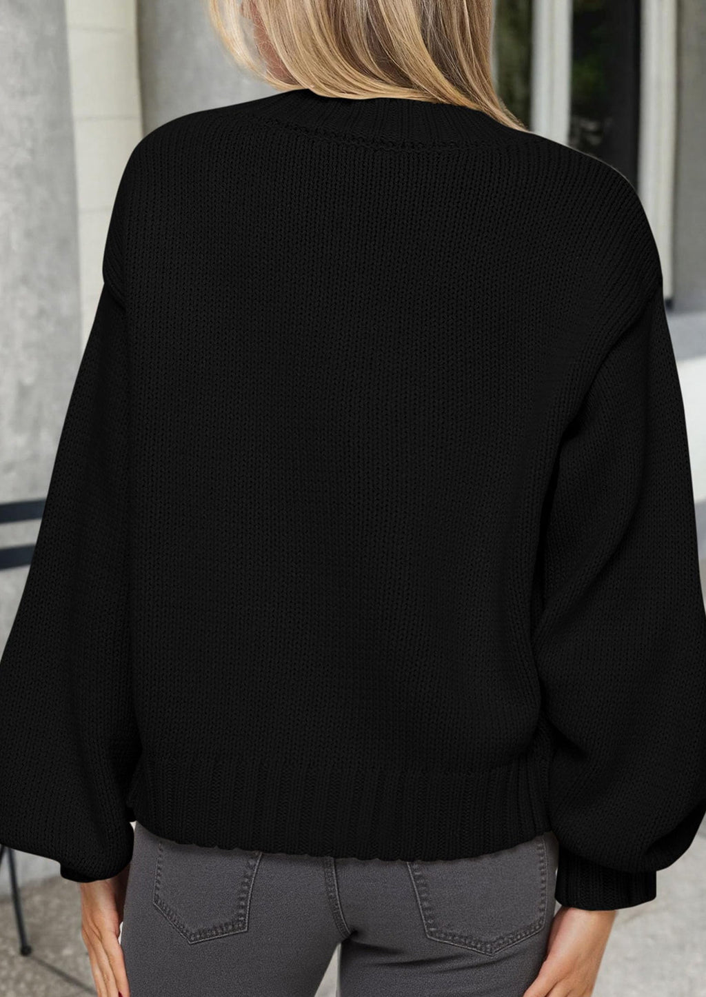 Women's Winter Cardigan Sweaters Trendy Chunky Knit Long Sleeve Button Up Casual Warm Fall Jackets Coats