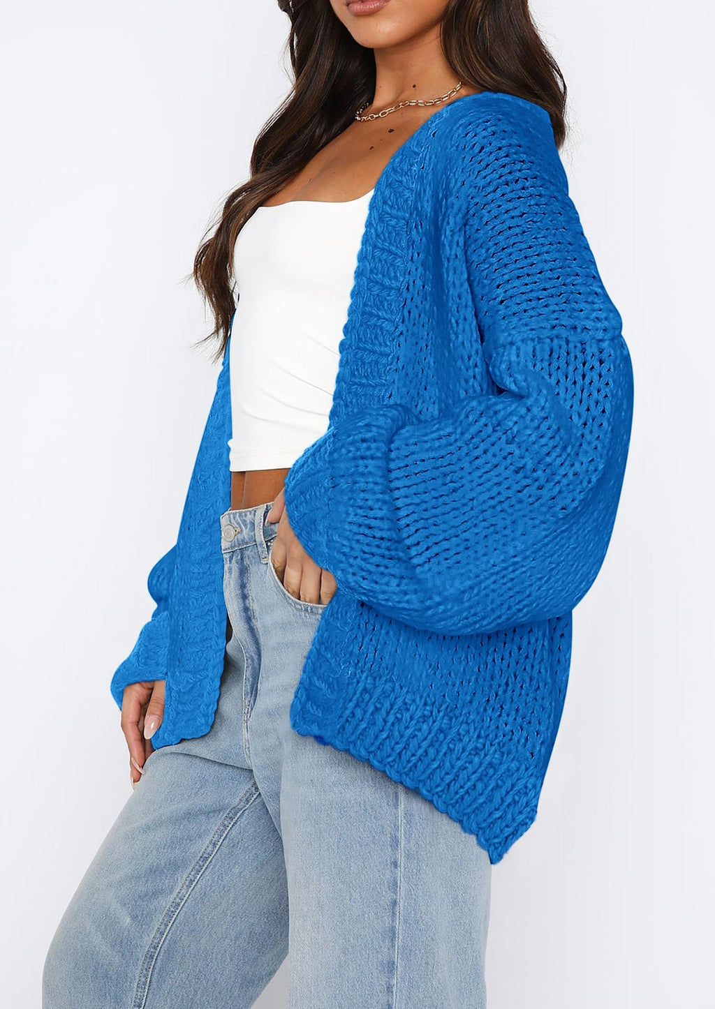 Cardigan Sweaters for Women Trendy Fall Fashion Long Sleeve Chunky Knit Cardigans Winter Clothing Outfits