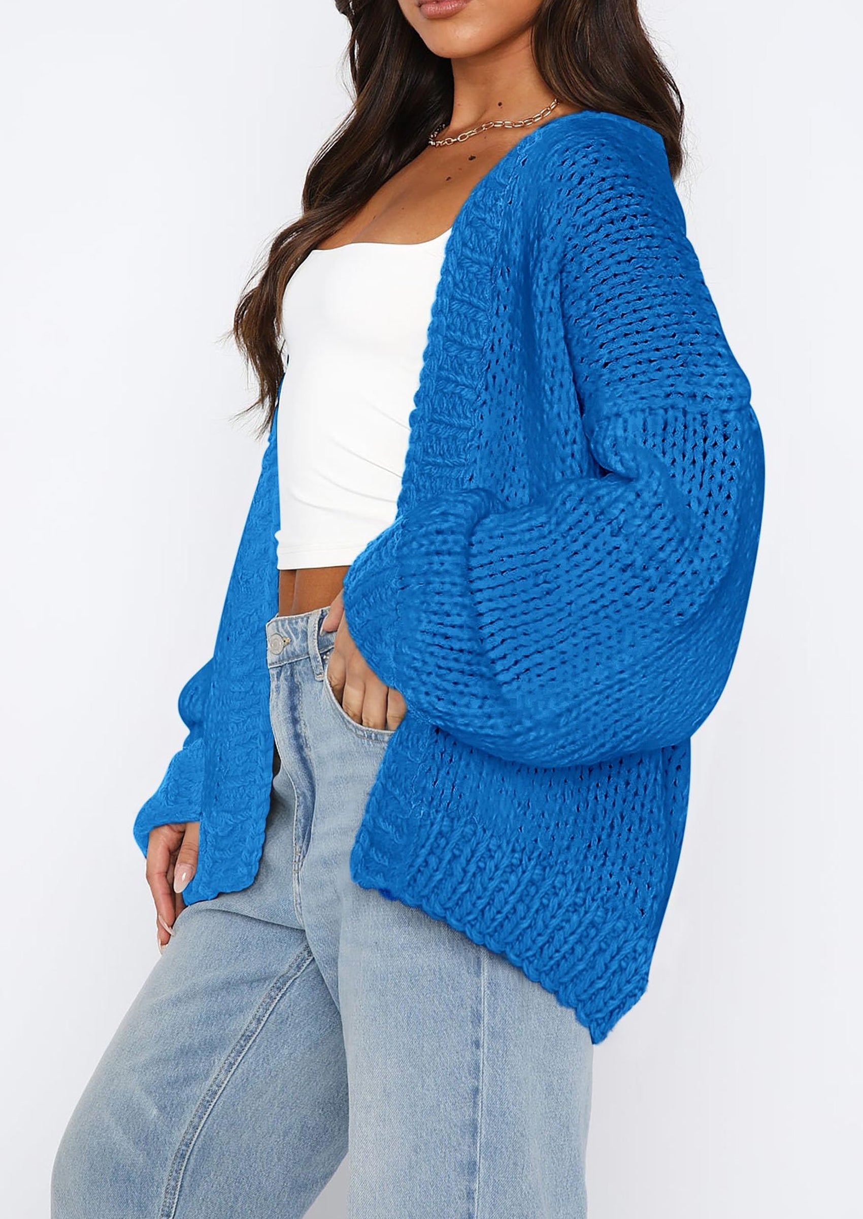 Cardigan Sweaters for Women Trendy Fall Fashion Long Sleeve Chunky Knit Cardigans Winter Clothing Outfits