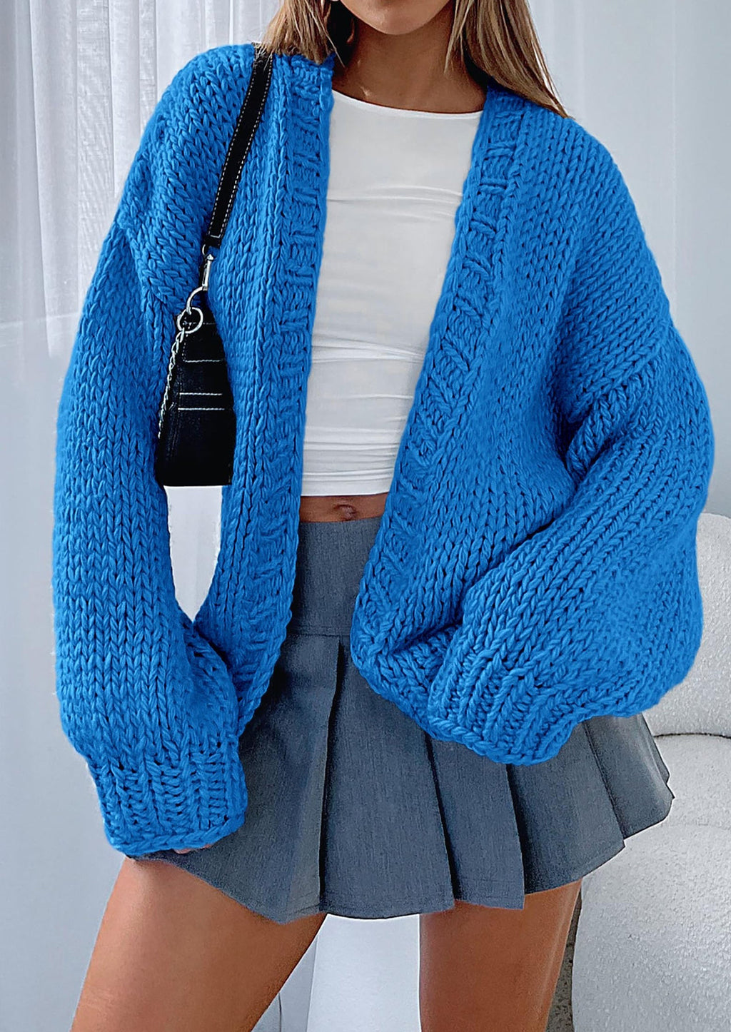 Cardigan Sweaters for Women Trendy Fall Fashion Long Sleeve Chunky Knit Cardigans Winter Clothing Outfits