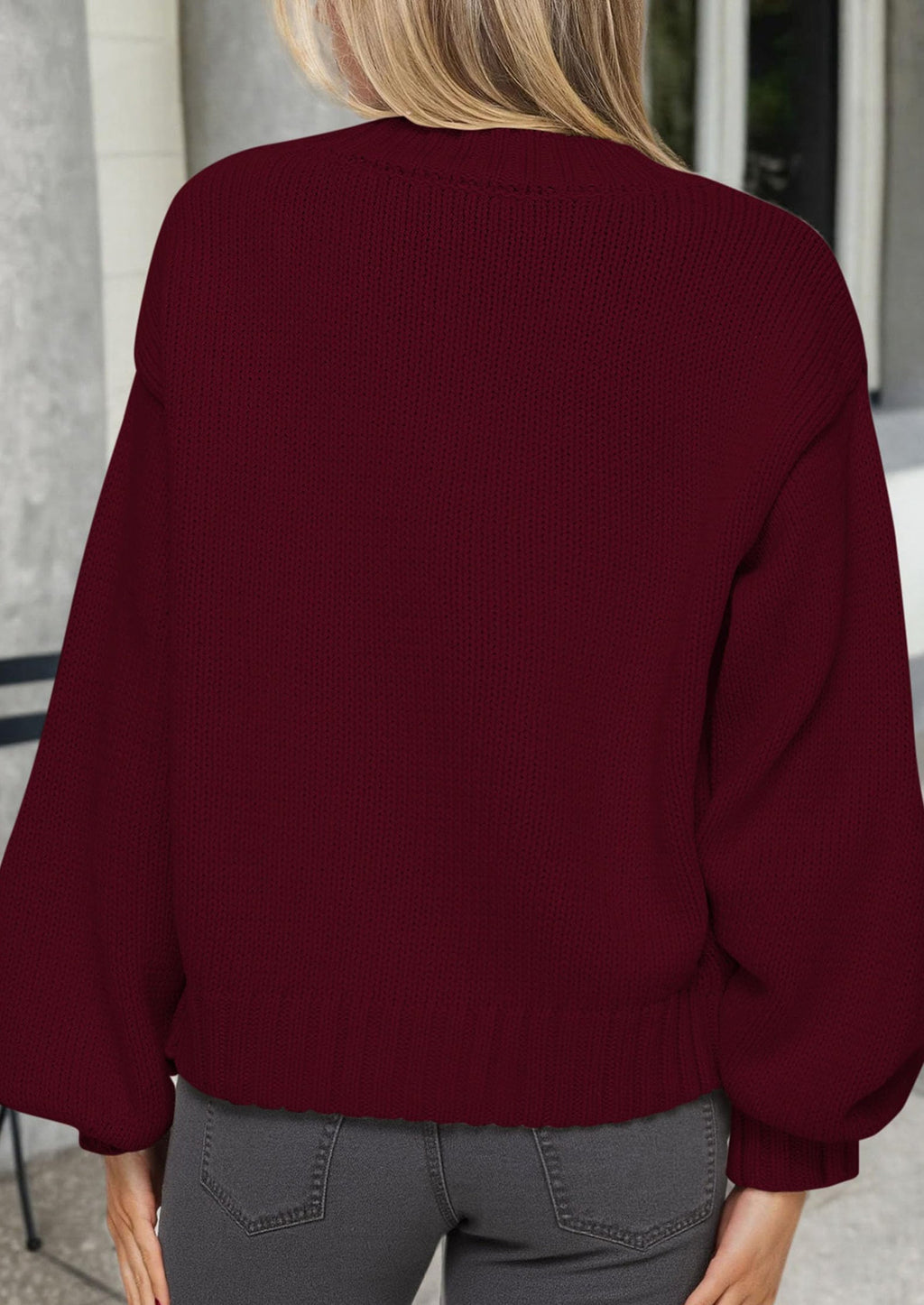 Women's Winter Cardigan Sweaters Trendy Chunky Knit Long Sleeve Button Up Casual Warm Fall Jackets Coats