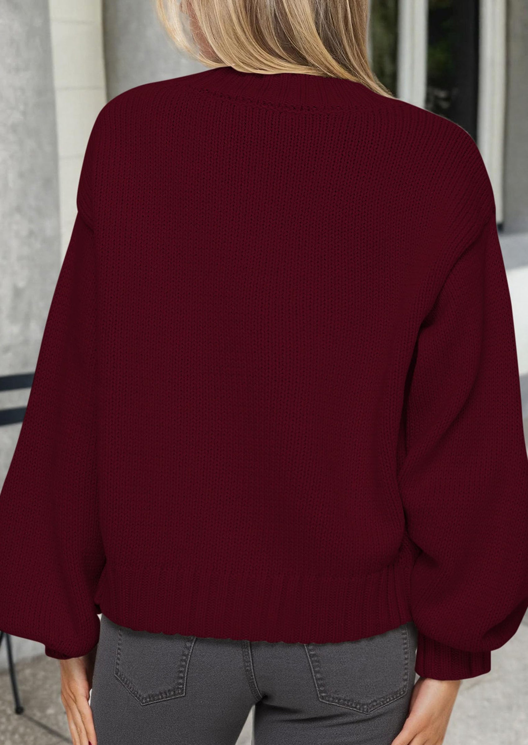 Women's Winter Cardigan Sweaters Trendy Chunky Knit Long Sleeve Button Up Casual Warm Fall Jackets Coats