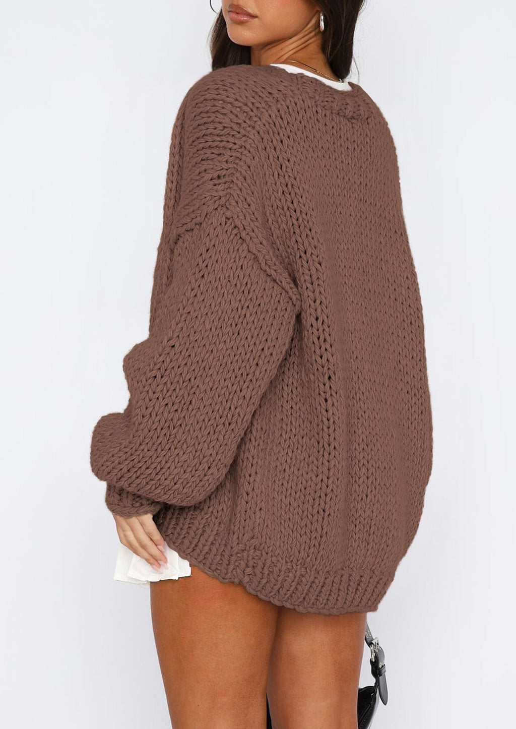 Cardigan Sweaters for Women Trendy Fall Fashion Long Sleeve Chunky Knit Cardigans Winter Clothing Outfits