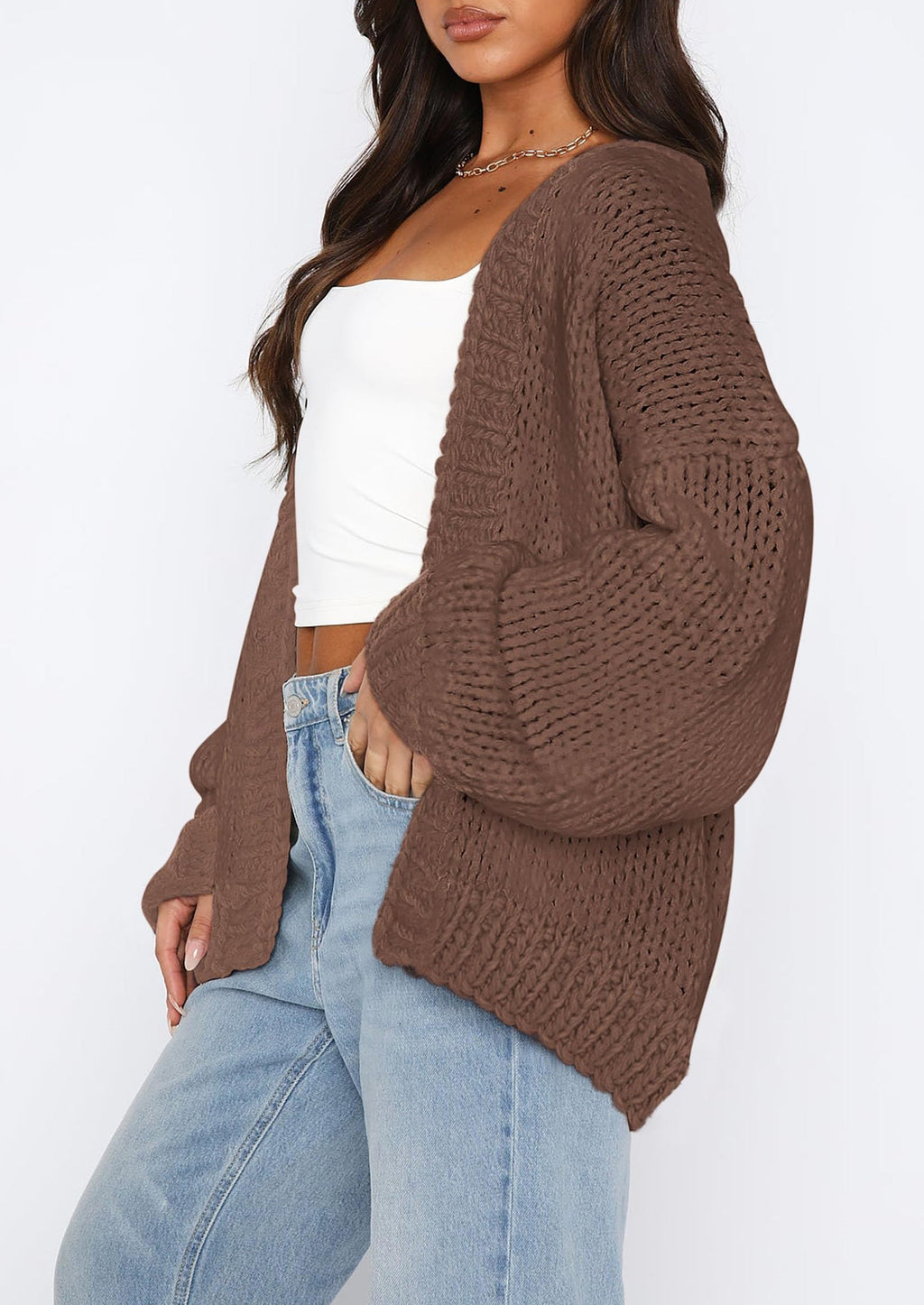 Cardigan Sweaters for Women Trendy Fall Fashion Long Sleeve Chunky Knit Cardigans Winter Clothing Outfits