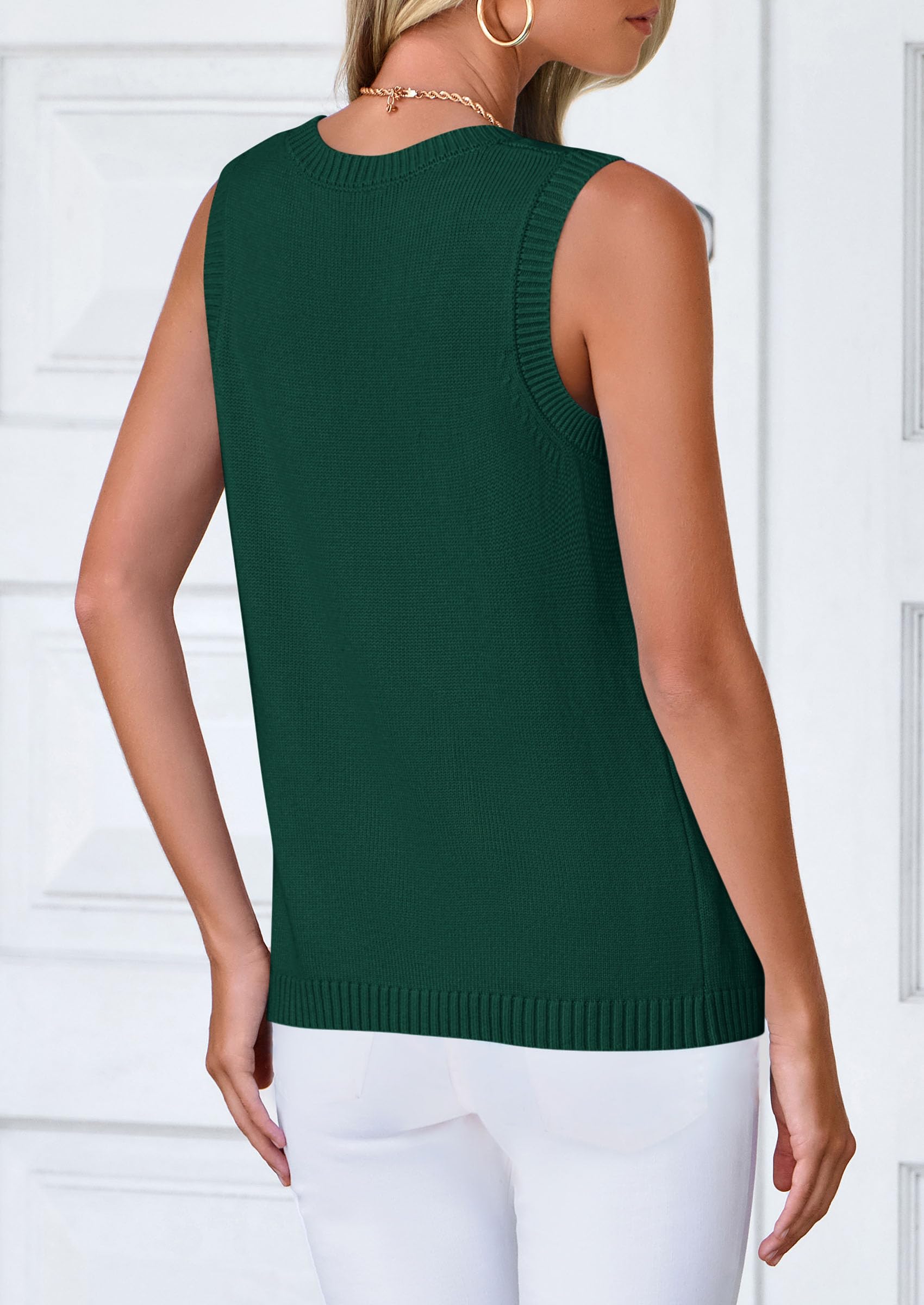Sweater Vest Women Spring Summer Casual Lightweight Knit Sleeveless Button Down Tank Tops Trendy Clothes