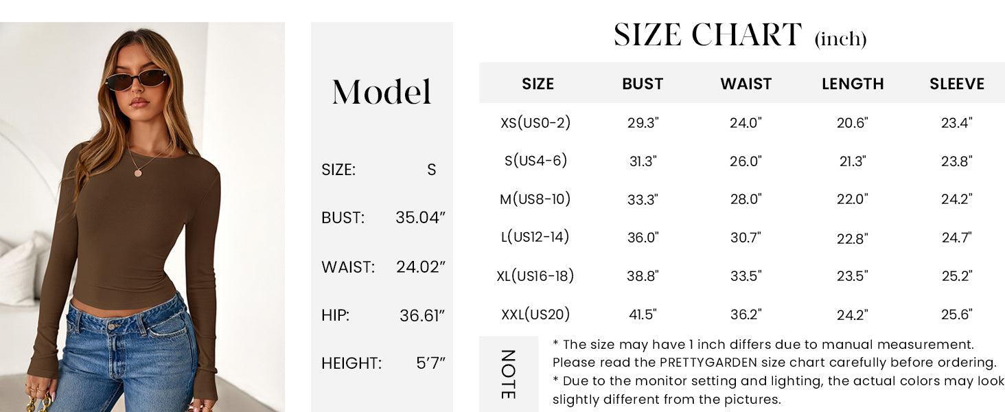 Womens Summer Fall Long Sleeve Shirts Ribbed Knit Fitted Basic Tee Going Out Tops Underscrub Casual Outfits
