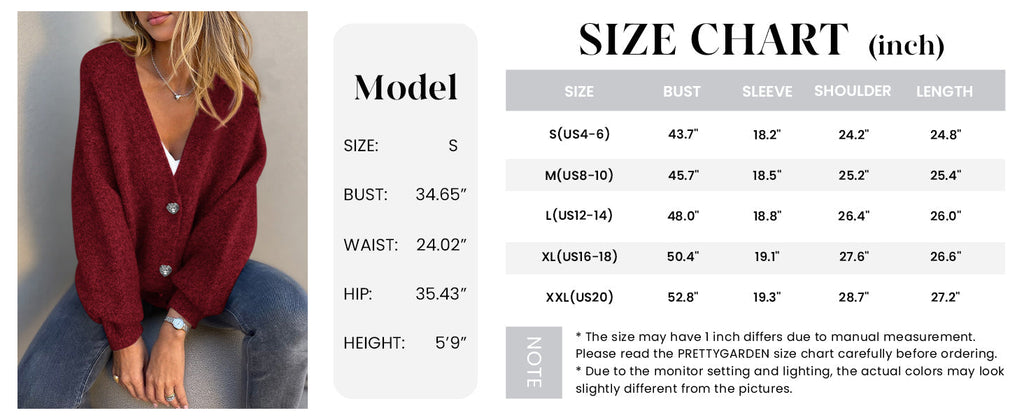 Cardigan Sweaters for Women Trendy Fall Long Sleeve Button Down Oversized Chunky Knit Sweater Outerwear