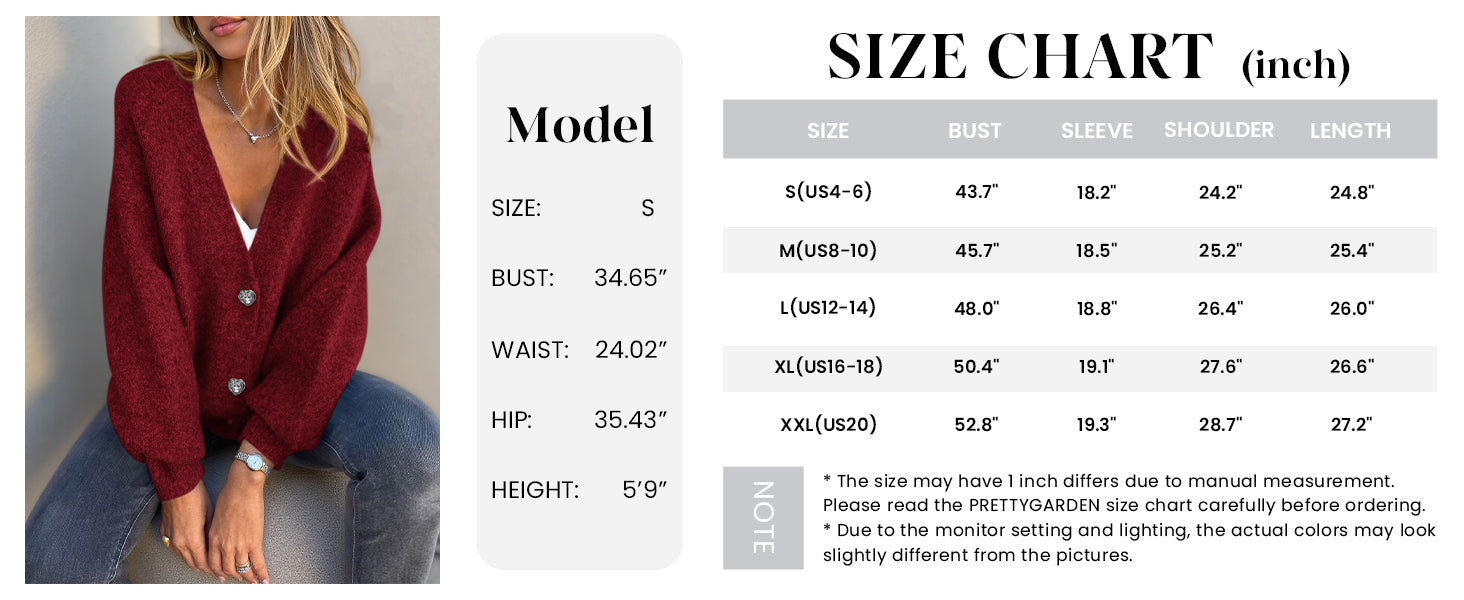 Cardigan Sweaters for Women Trendy Fall Long Sleeve Button Down Oversized Chunky Knit Sweater Outerwear