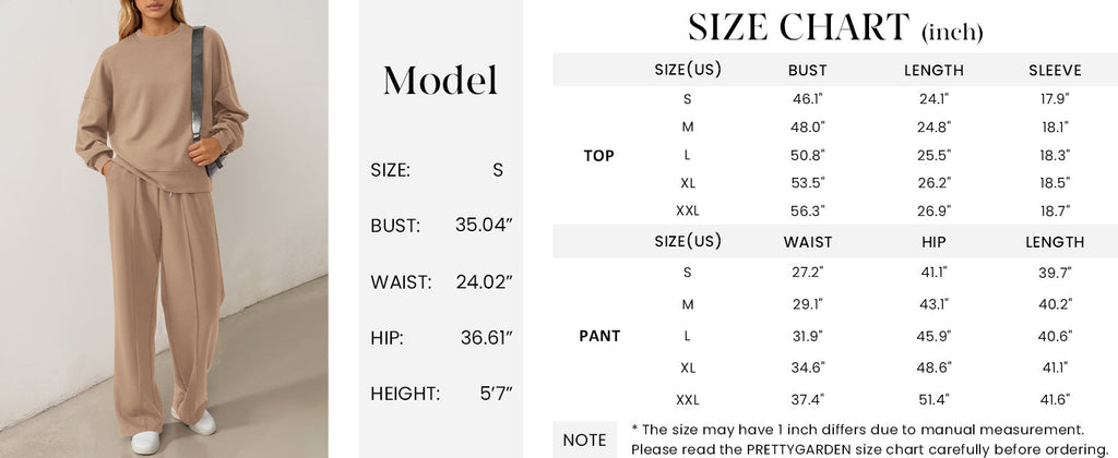 2 Piece Sets For Women Fall Trendy Long Sleeve Sweatshirt Wide Leg Pants Loungewear Set Matching Sweatsuit