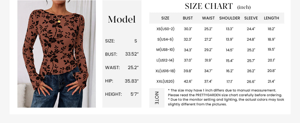 Women Long Sleeve Floral Mesh Tops Blouse  Fall Trendy Boat Neck Ruched Fitted Shirt Going Out Date Outfits