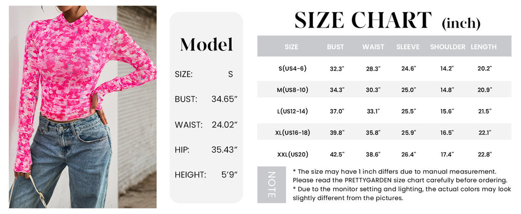 Womens Fall Mesh Floral Blouses Long Sleeve Going Out Tops Slim Fitted Shirts Date Night Outfits