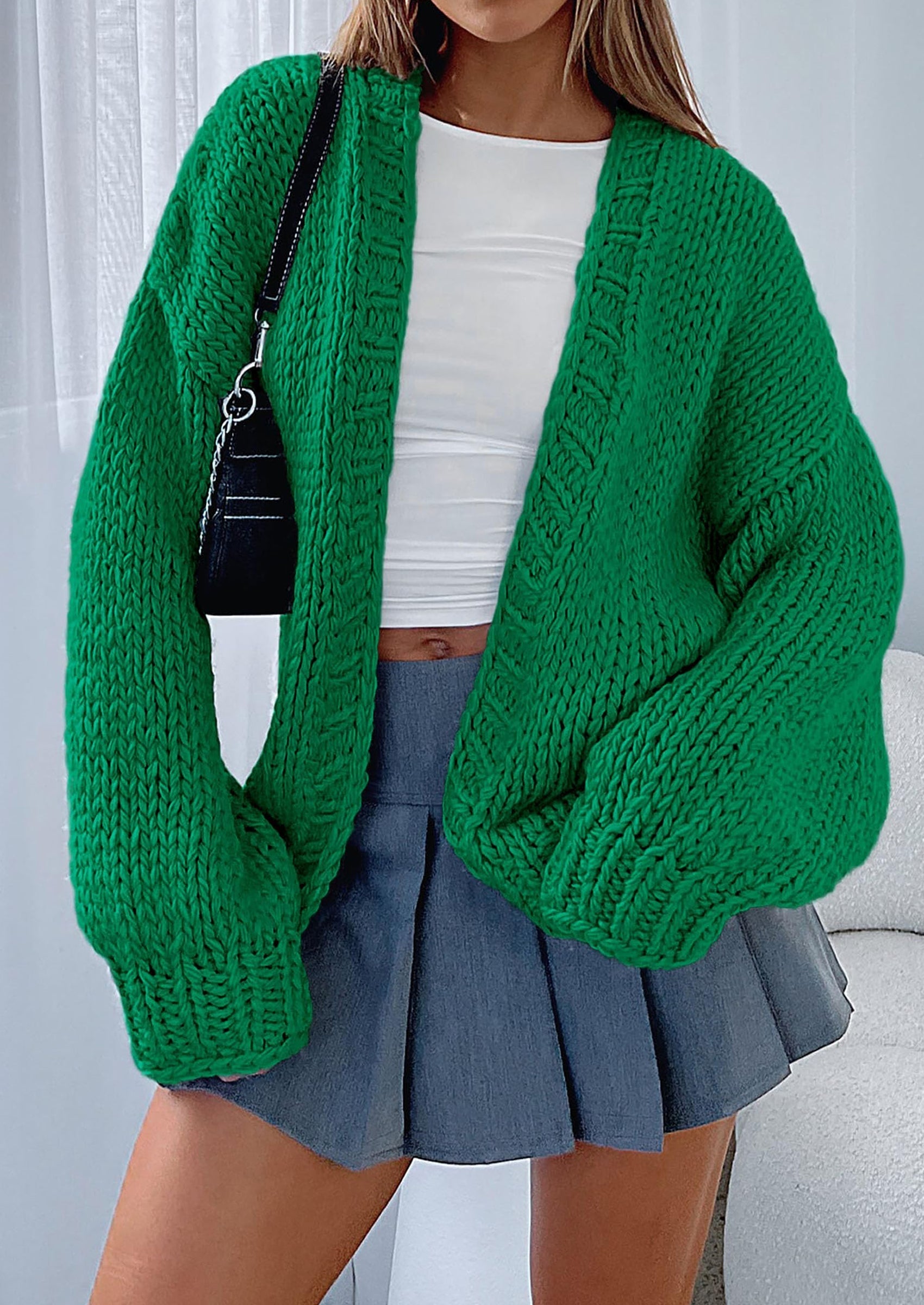 Cardigan Sweaters for Women Trendy Fall Fashion Long Sleeve Chunky Knit Cardigans Winter Clothing Outfits