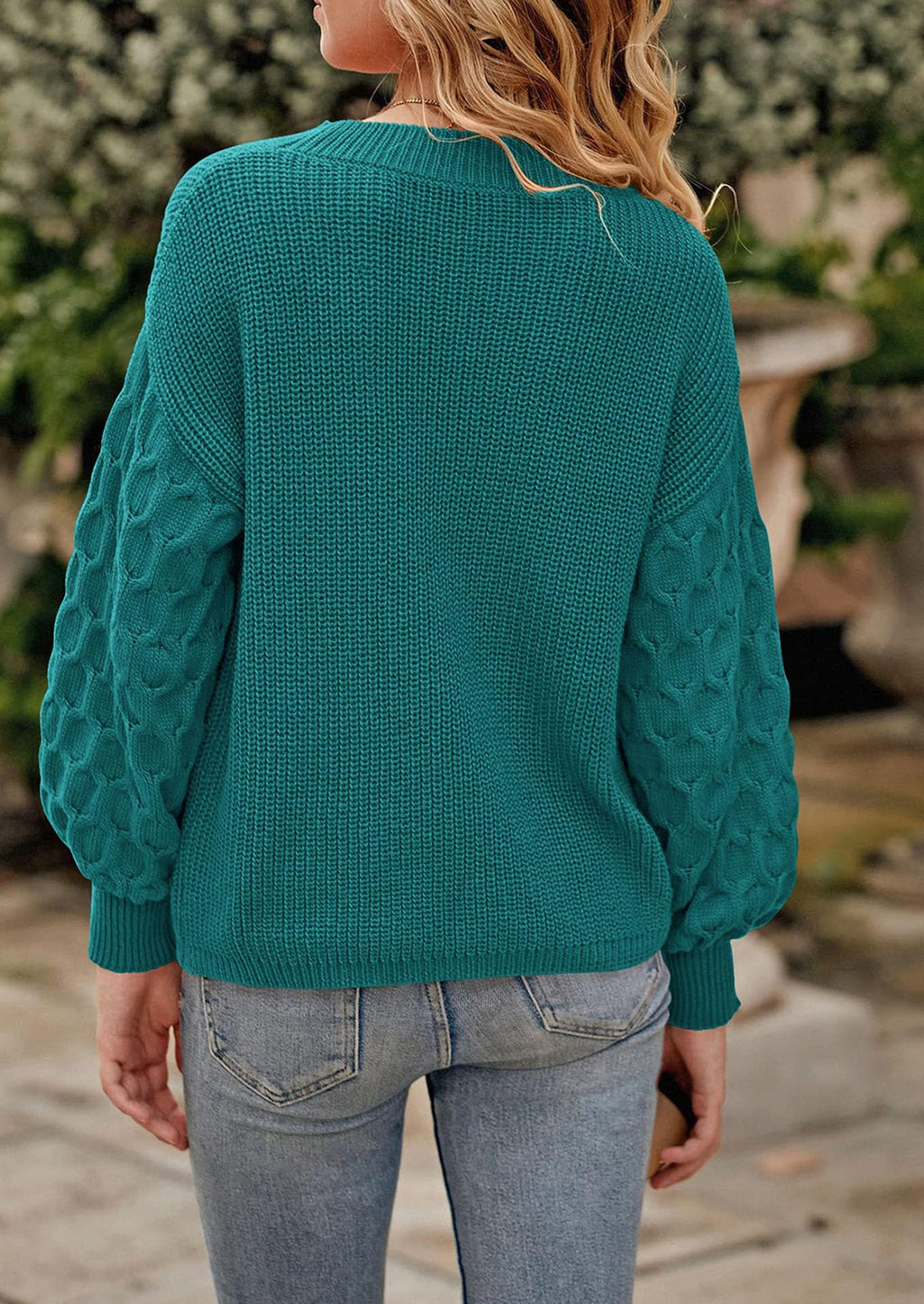 Women's Fall Pullover Sweater Casual Long Sleeve Loose Chunky Knit Tops Blouse Winter Fashion Clothing