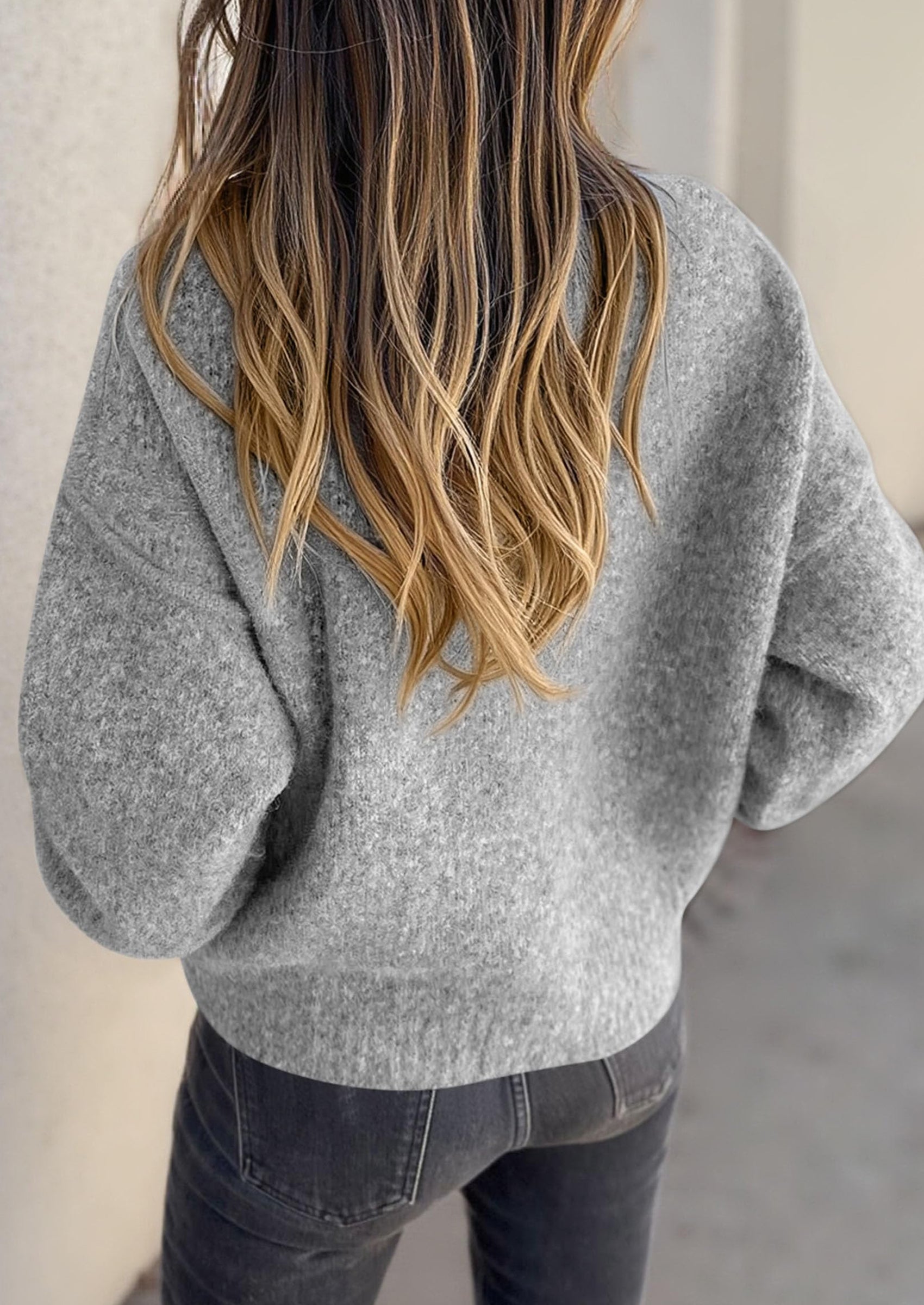 Cardigan Sweaters for Women Trendy Fall Long Sleeve Button Down Oversized Chunky Knit Sweater Outerwear