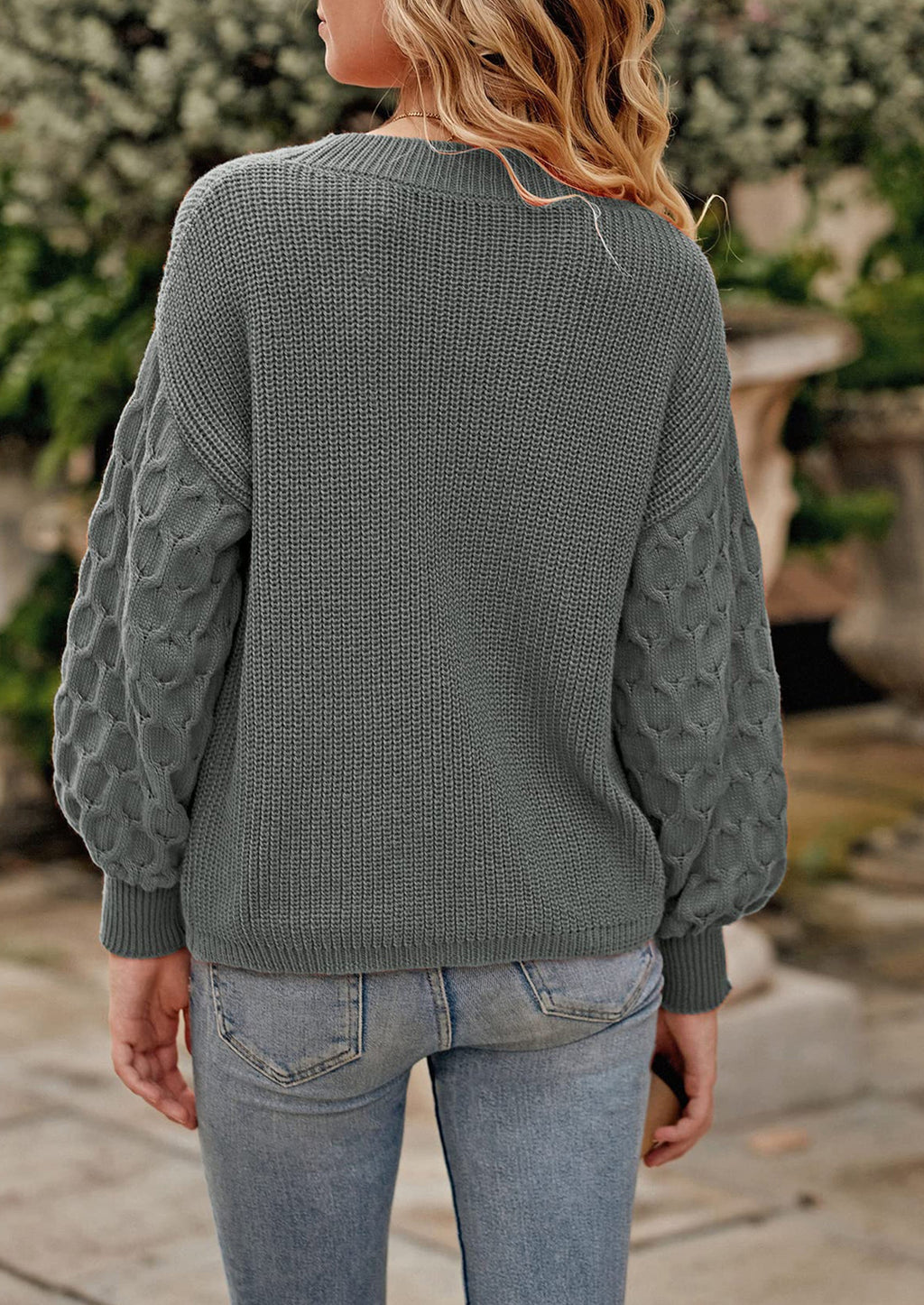 Women's Fall Pullover Sweater Casual Long Sleeve Loose Chunky Knit Tops Blouse Winter Fashion Clothing