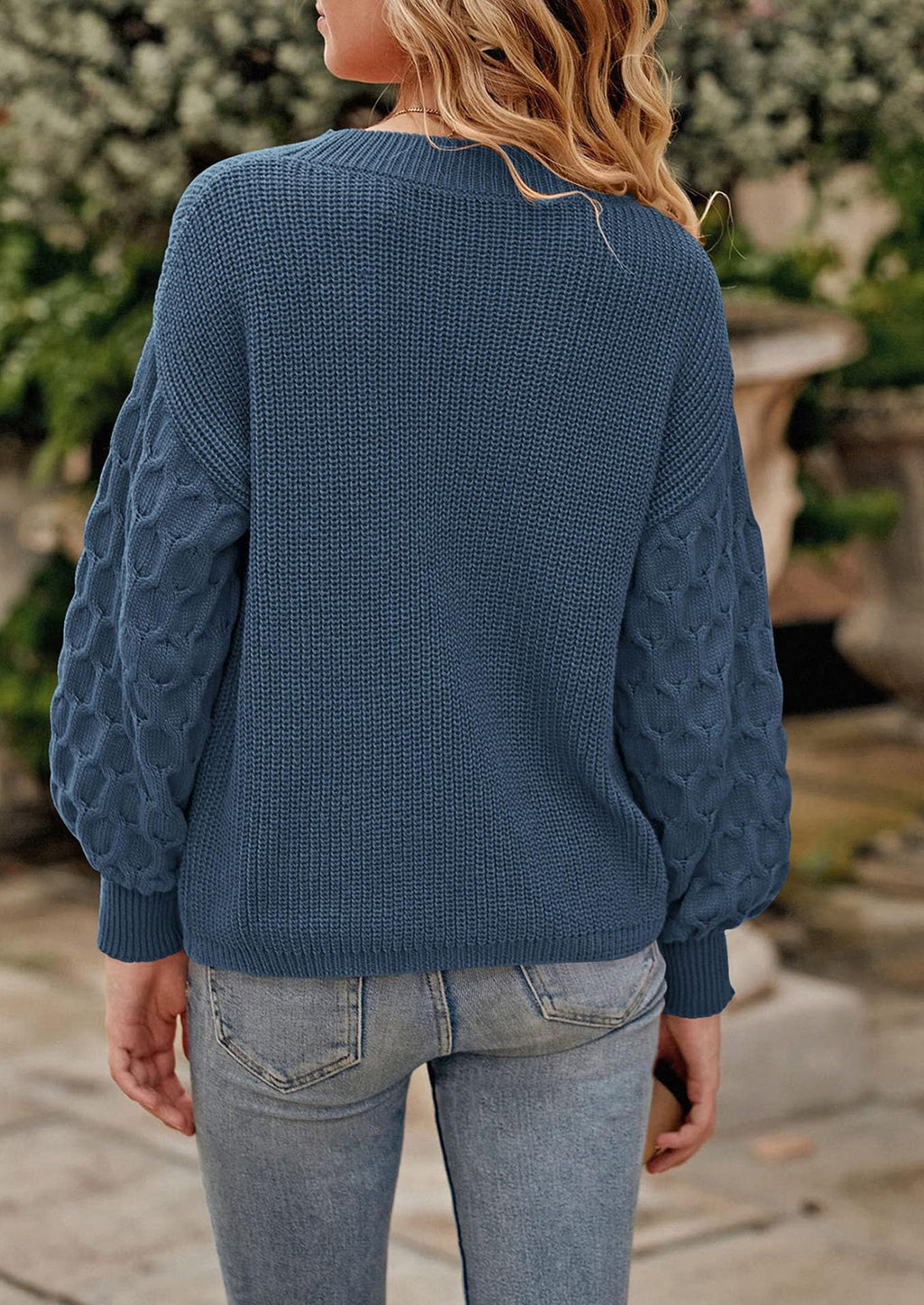 Women's Fall Pullover Sweater Casual Long Sleeve Loose Chunky Knit Tops Blouse Winter Fashion Clothing