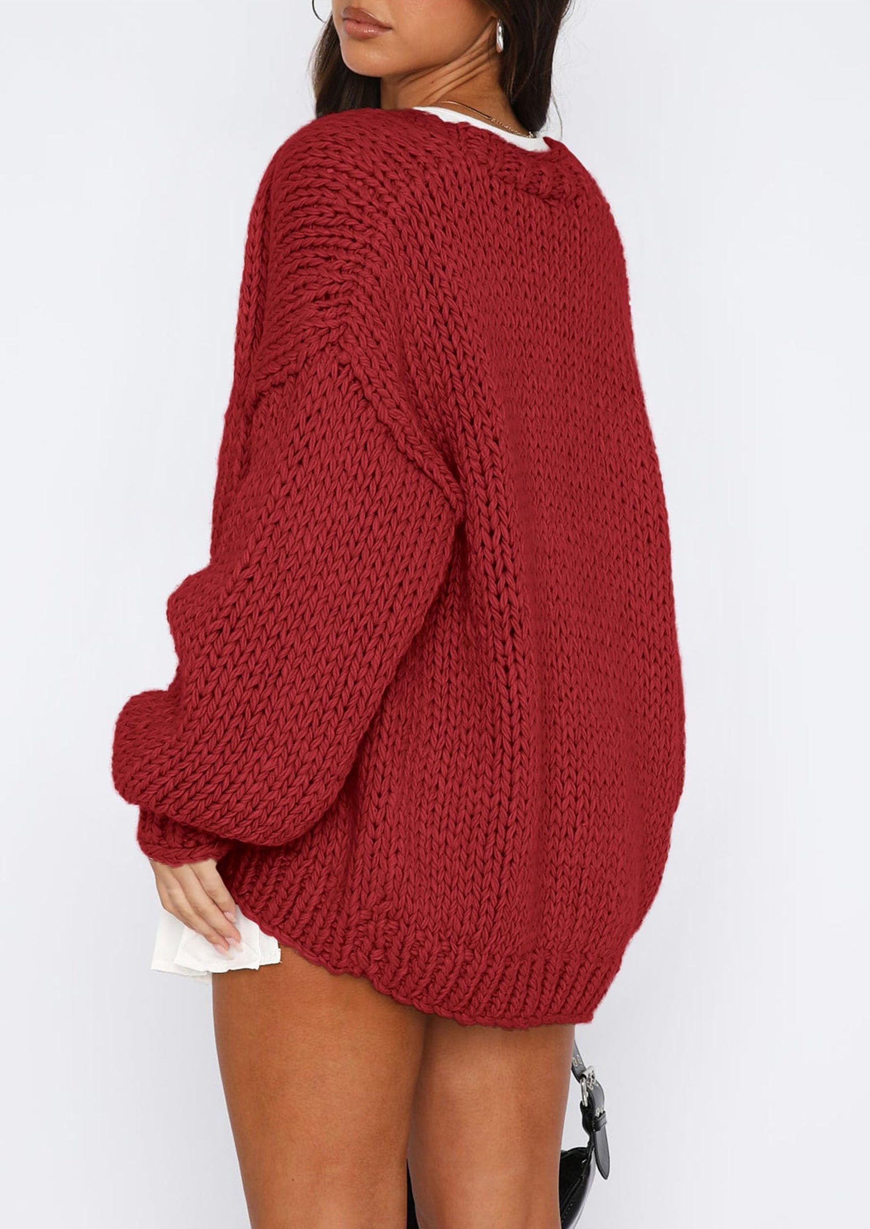 Cardigan Sweaters for Women Trendy Fall Fashion Long Sleeve Chunky Knit Cardigans Winter Clothing Outfits