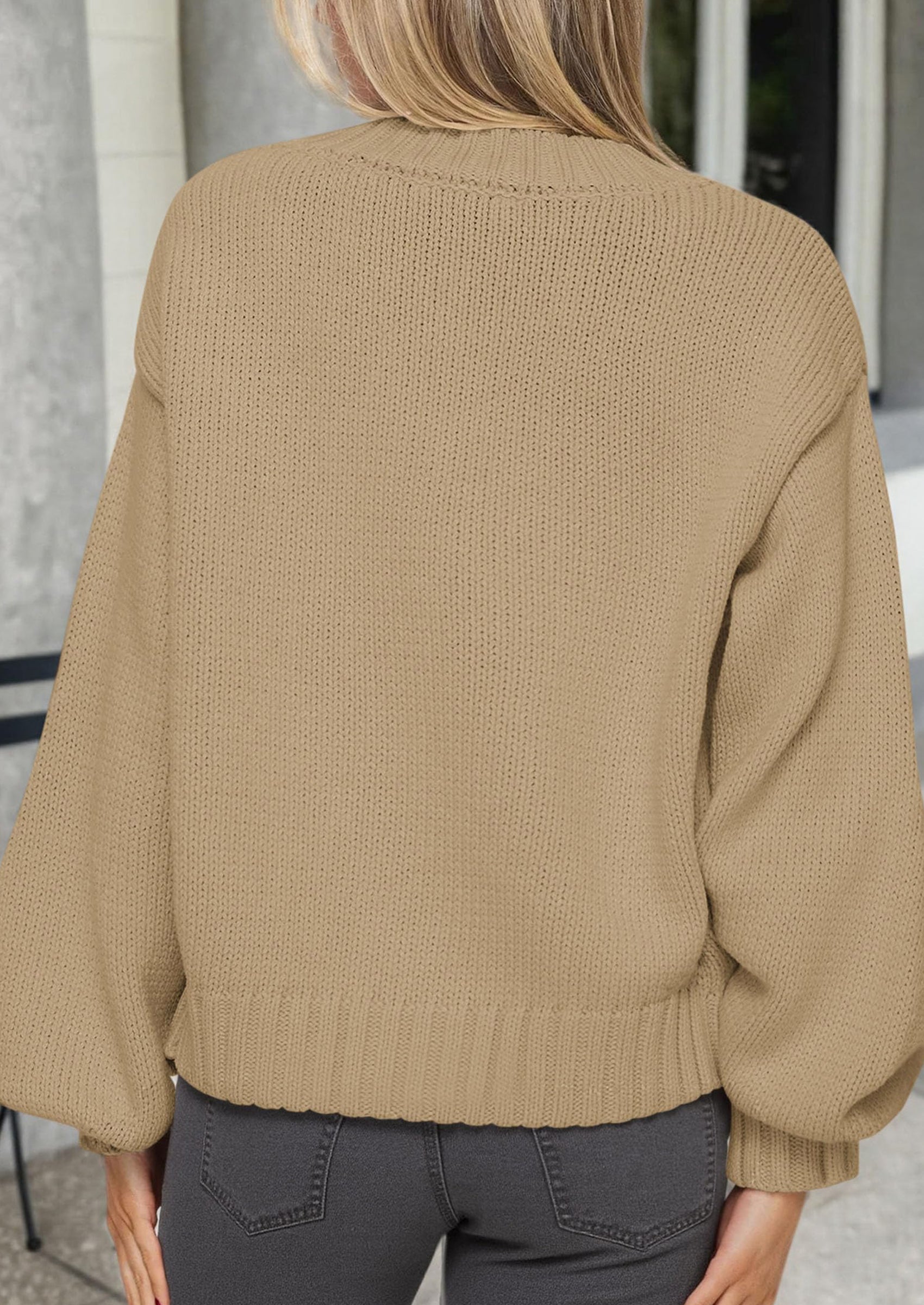 Women's Winter Cardigan Sweaters Trendy Chunky Knit Long Sleeve Button Up Casual Warm Fall Jackets Coats