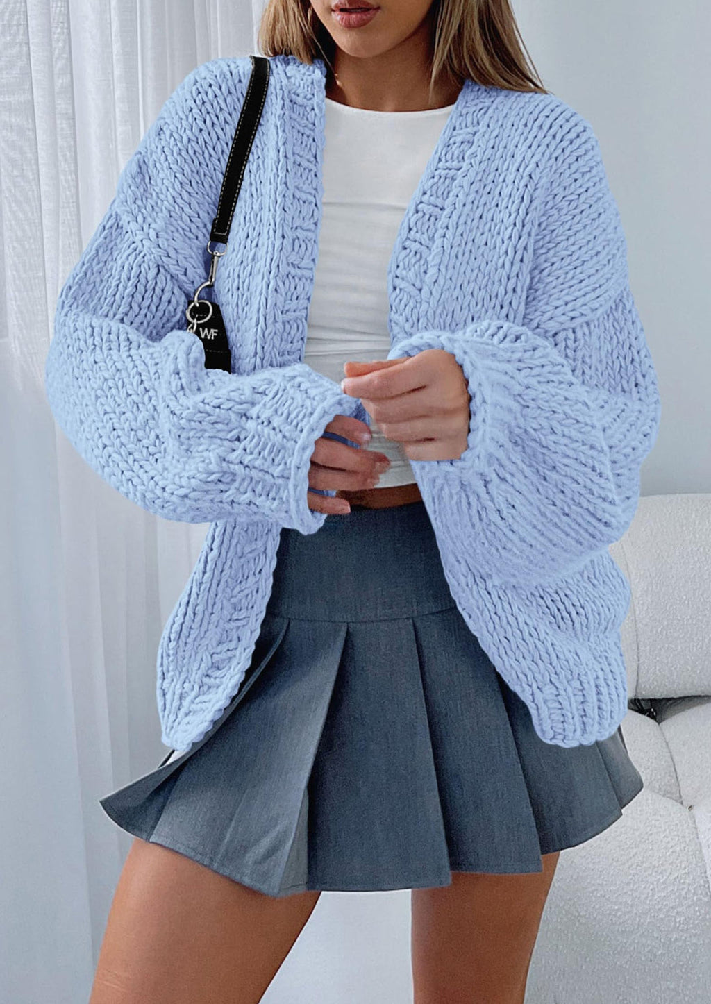 Cardigan Sweaters for Women Trendy Fall Fashion Long Sleeve Chunky Knit Cardigans Winter Clothing Outfits