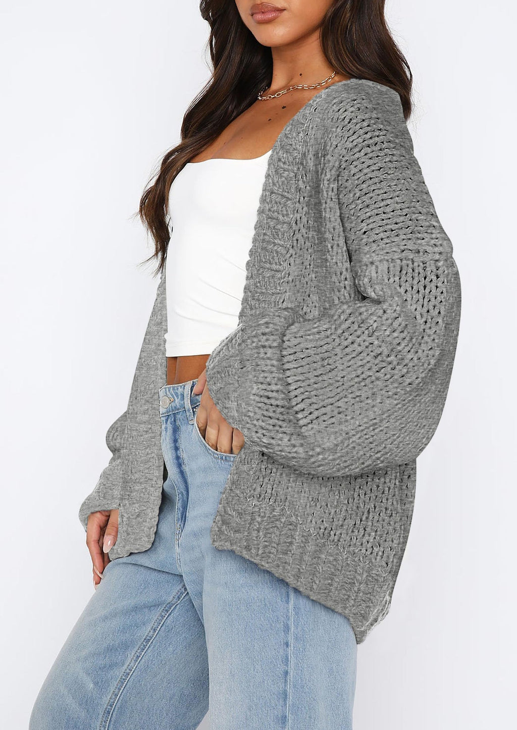 Cardigan Sweaters for Women Trendy Fall Fashion Long Sleeve Chunky Knit Cardigans Winter Clothing Outfits
