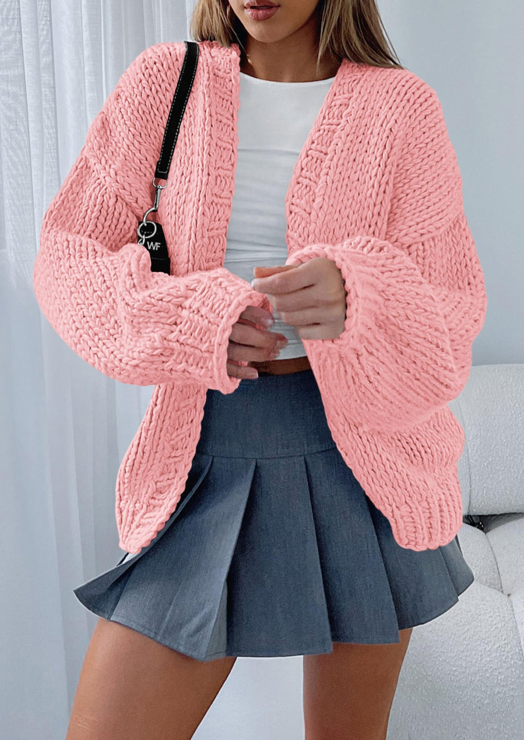 Cardigan Sweaters for Women Trendy Fall Fashion Long Sleeve Chunky Knit Cardigans Winter Clothing Outfits