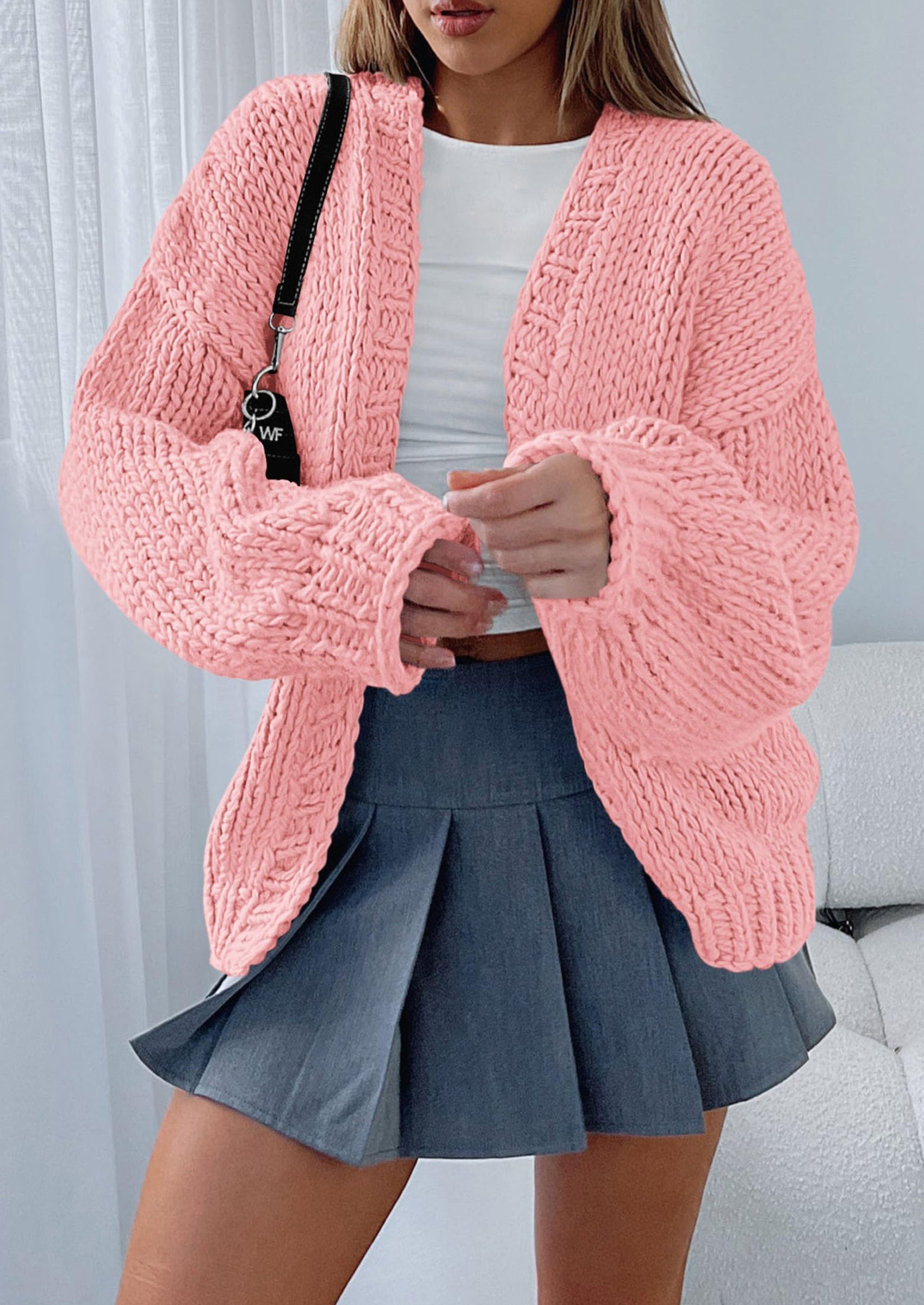 Cardigan Sweaters for Women Trendy Fall Fashion Long Sleeve Chunky Knit Cardigans Winter Clothing Outfits