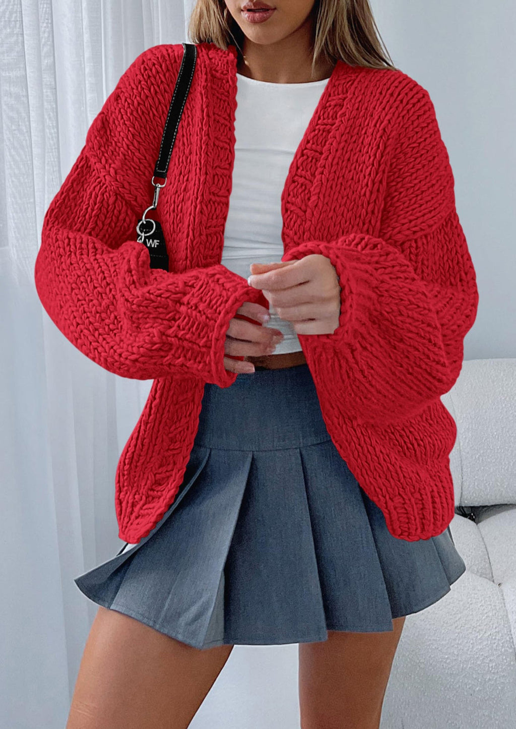 Cardigan Sweaters for Women Trendy Fall Fashion Long Sleeve Chunky Knit Cardigans Winter Clothing Outfits