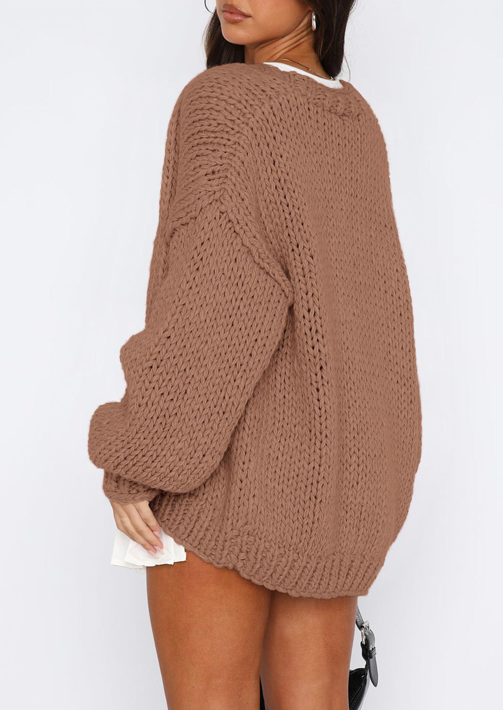 Cardigan Sweaters for Women Trendy Fall Fashion Long Sleeve Chunky Knit Cardigans Winter Clothing Outfits