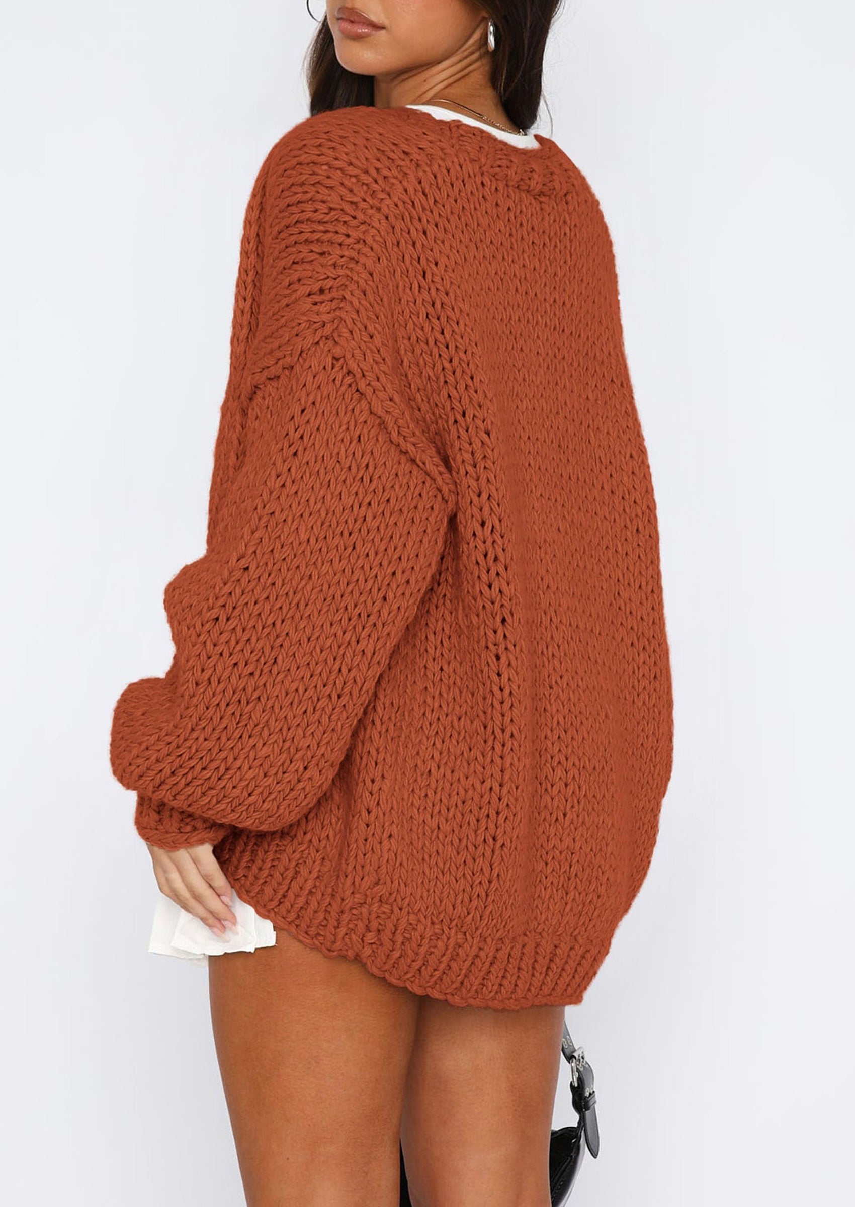 Cardigan Sweaters for Women Trendy Fall Fashion Long Sleeve Chunky Knit Cardigans Winter Clothing Outfits